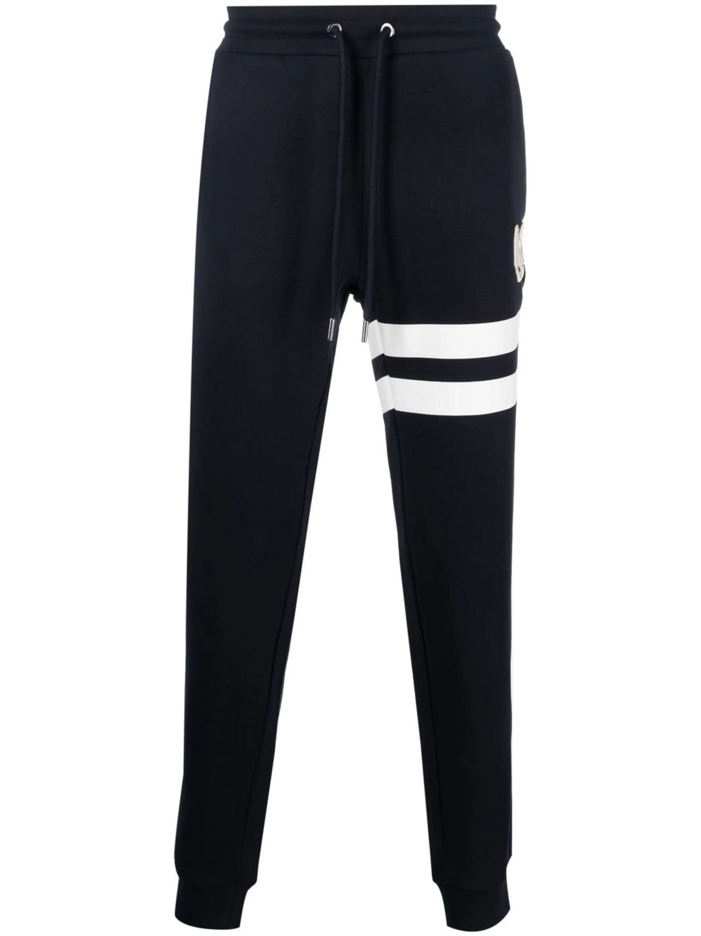 logo-patch cotton track pants