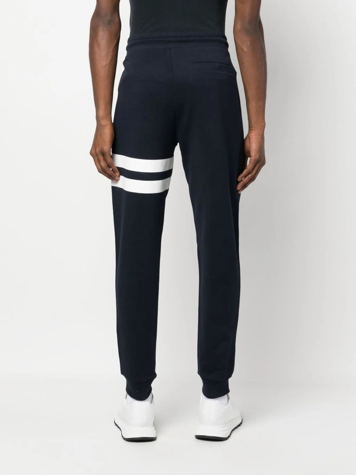 logo-patch cotton track pants