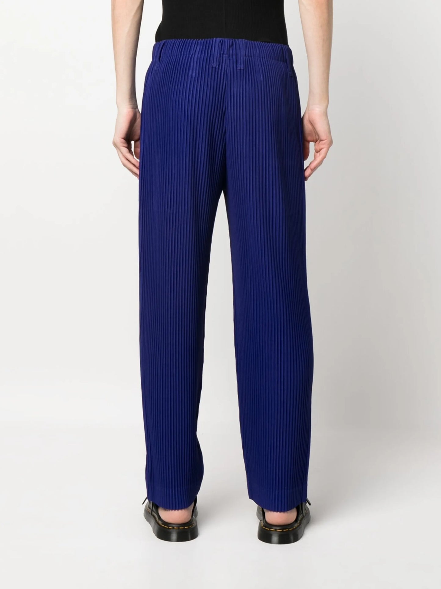pleated tailored trousers