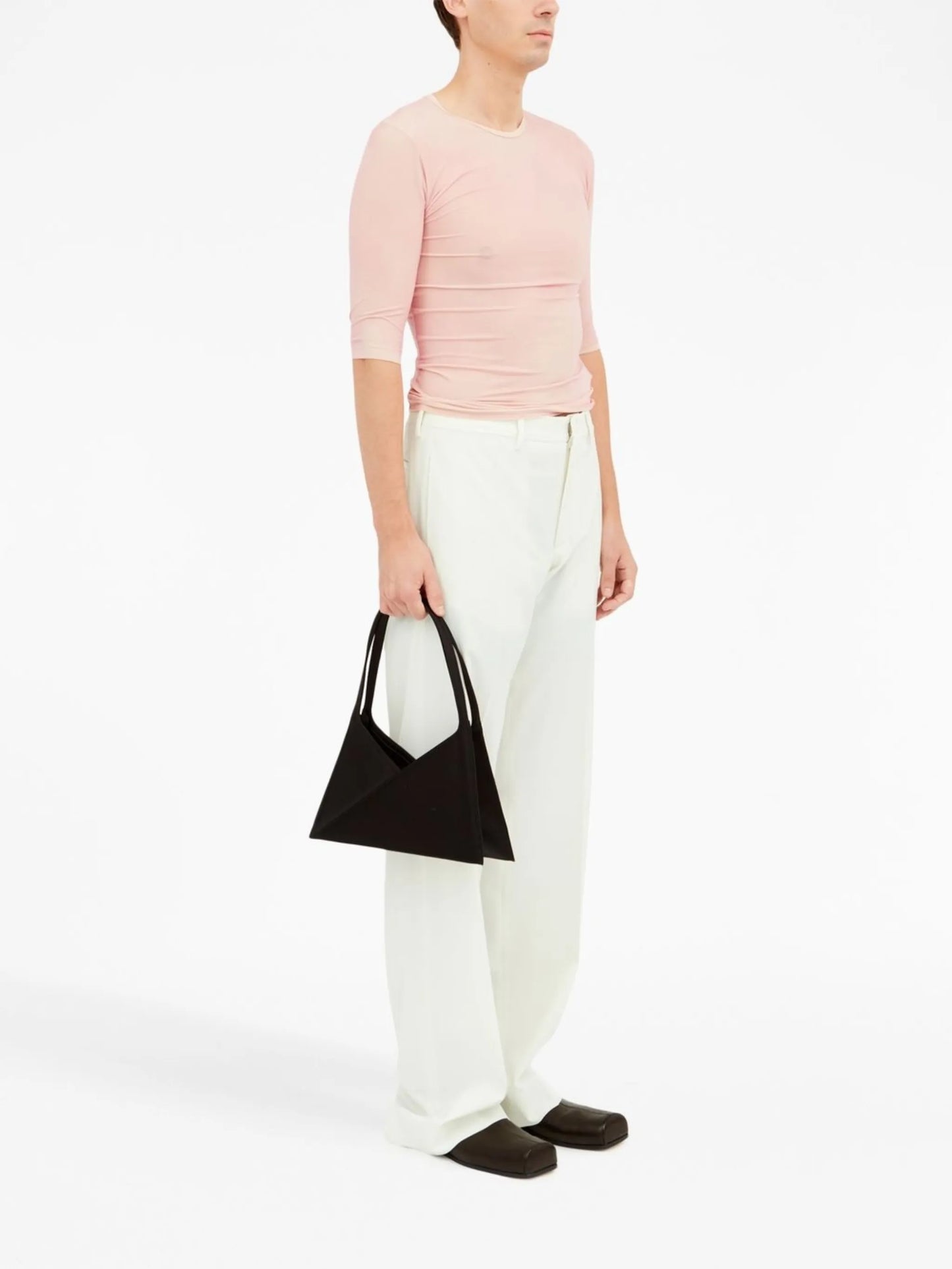 Japanese 6 satin shoulder bag