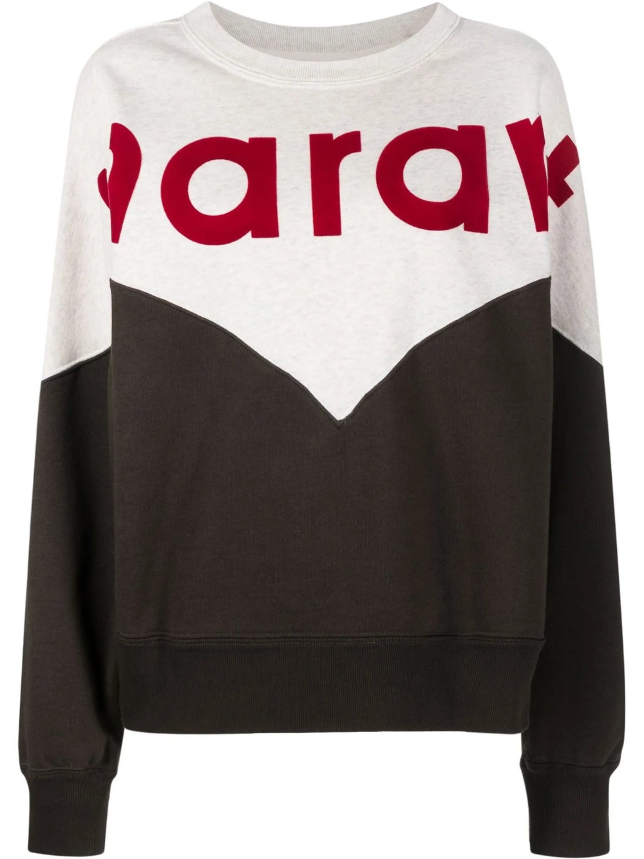 Houston flocked-logo sweatshirt
