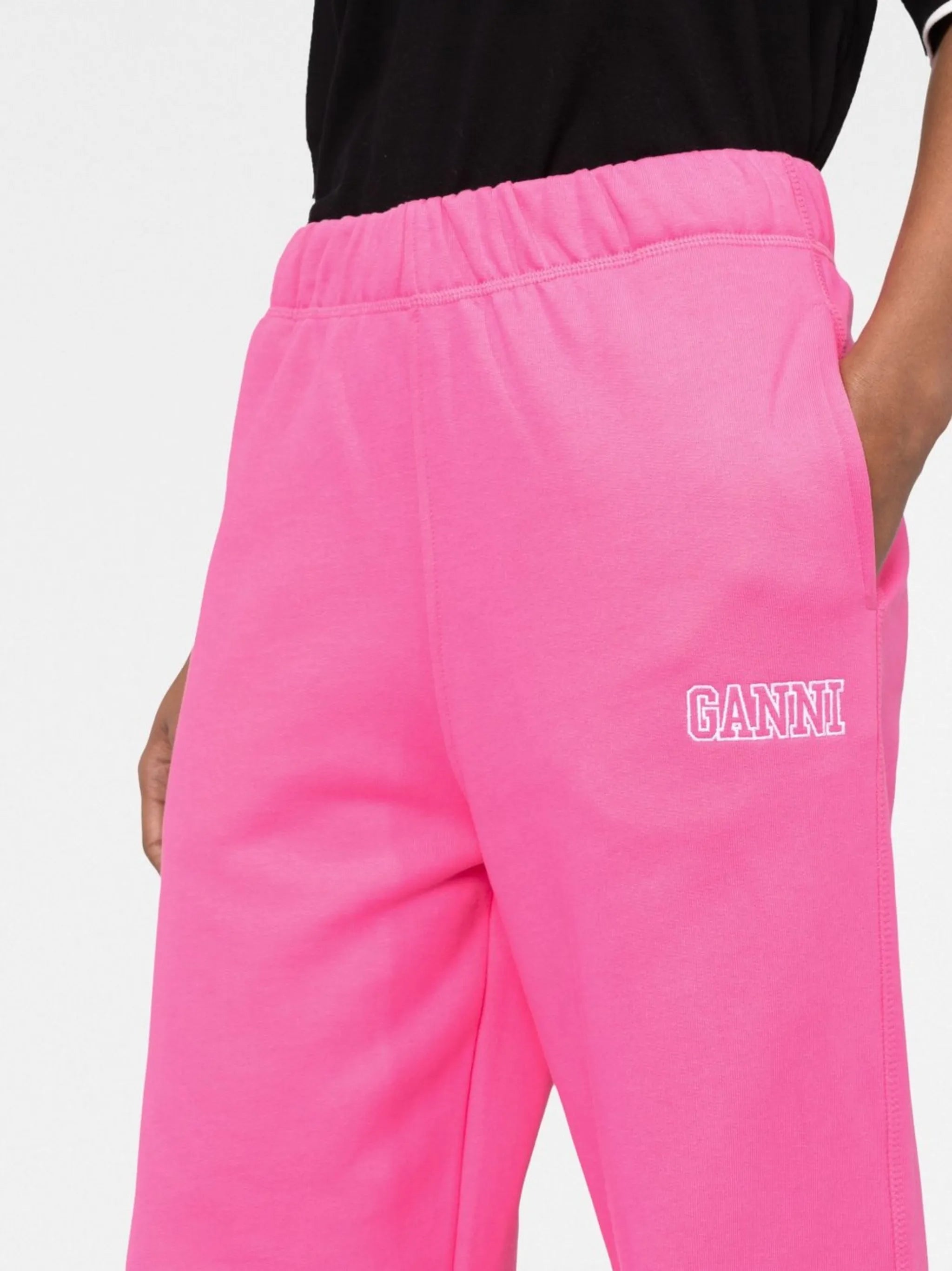 logo-embroidered track pants