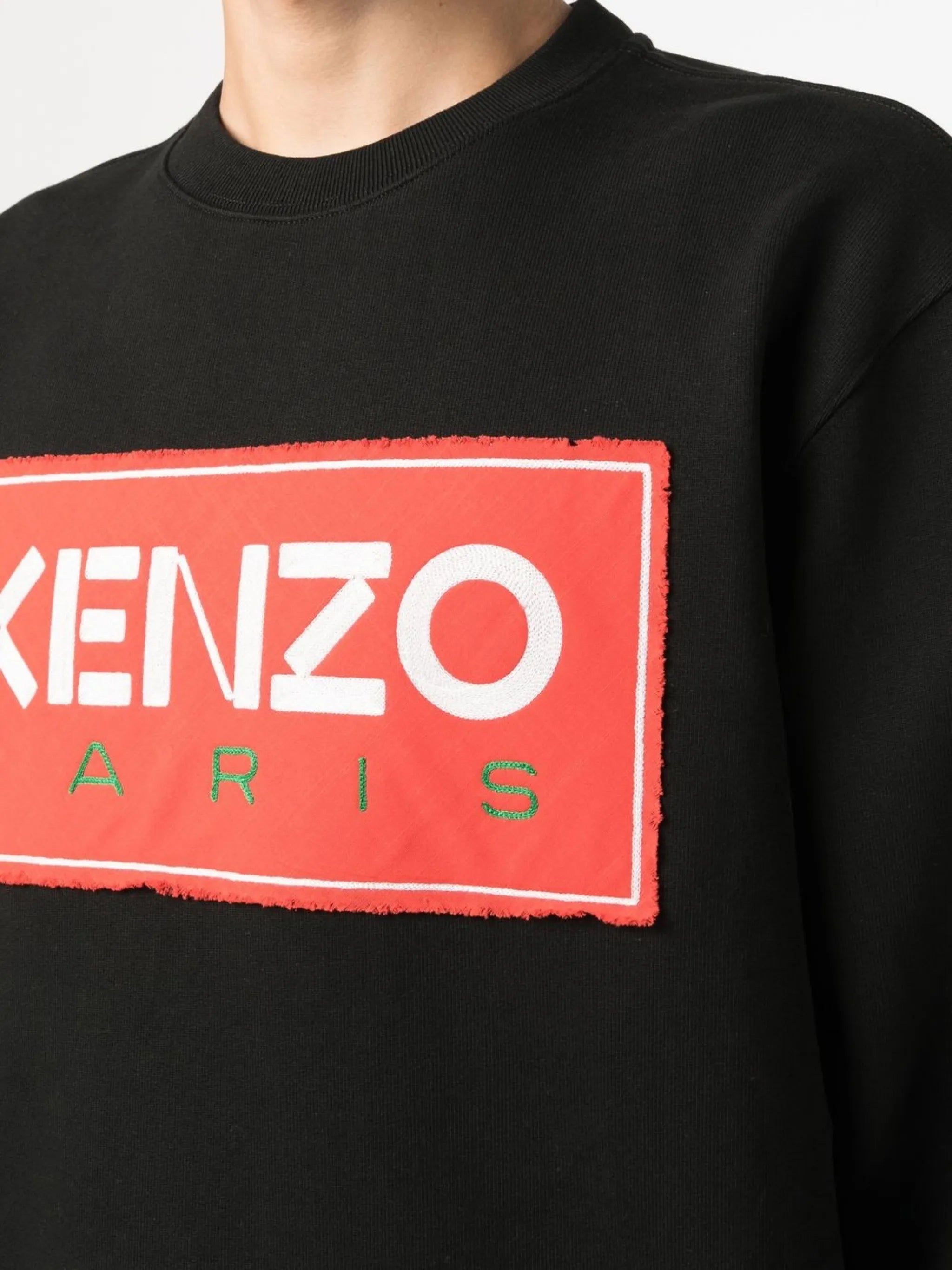 logo-print cotton sweatshirt