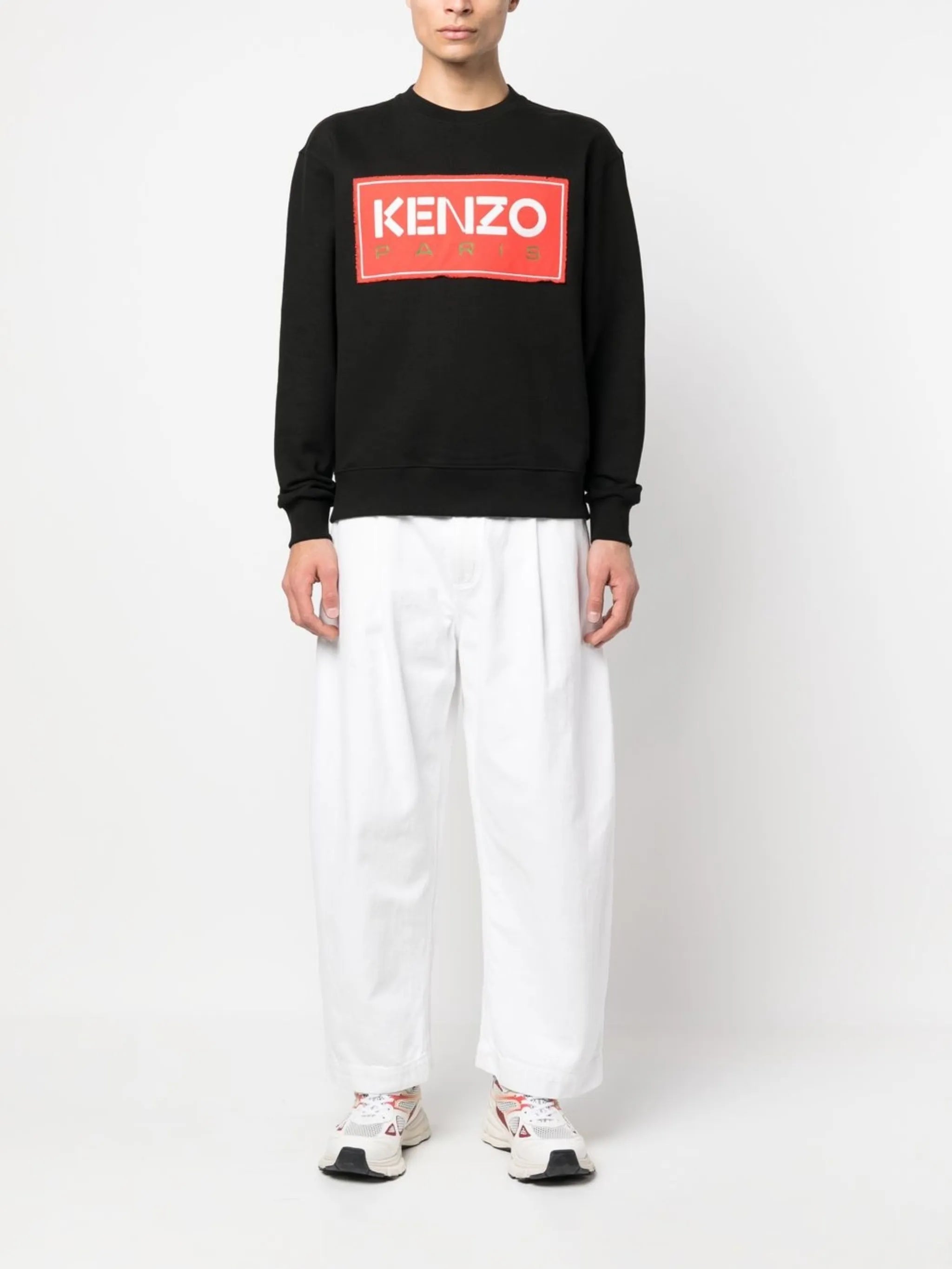 logo-print cotton sweatshirt