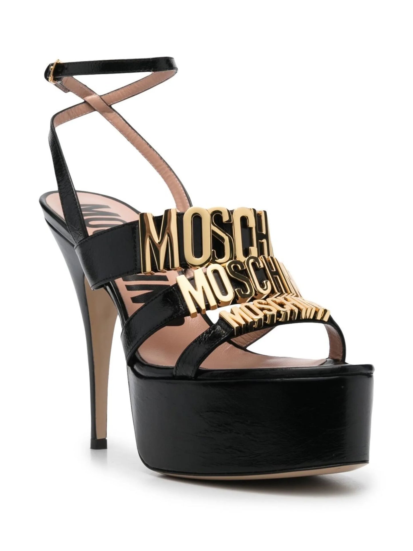 logo-jacquard sandals