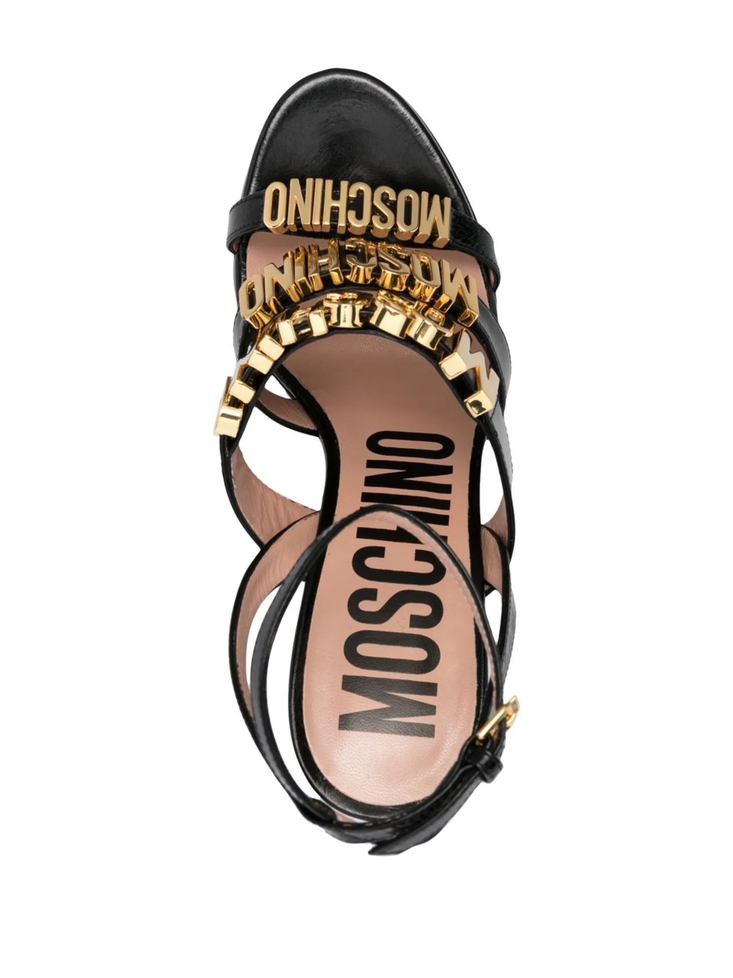 logo-jacquard sandals