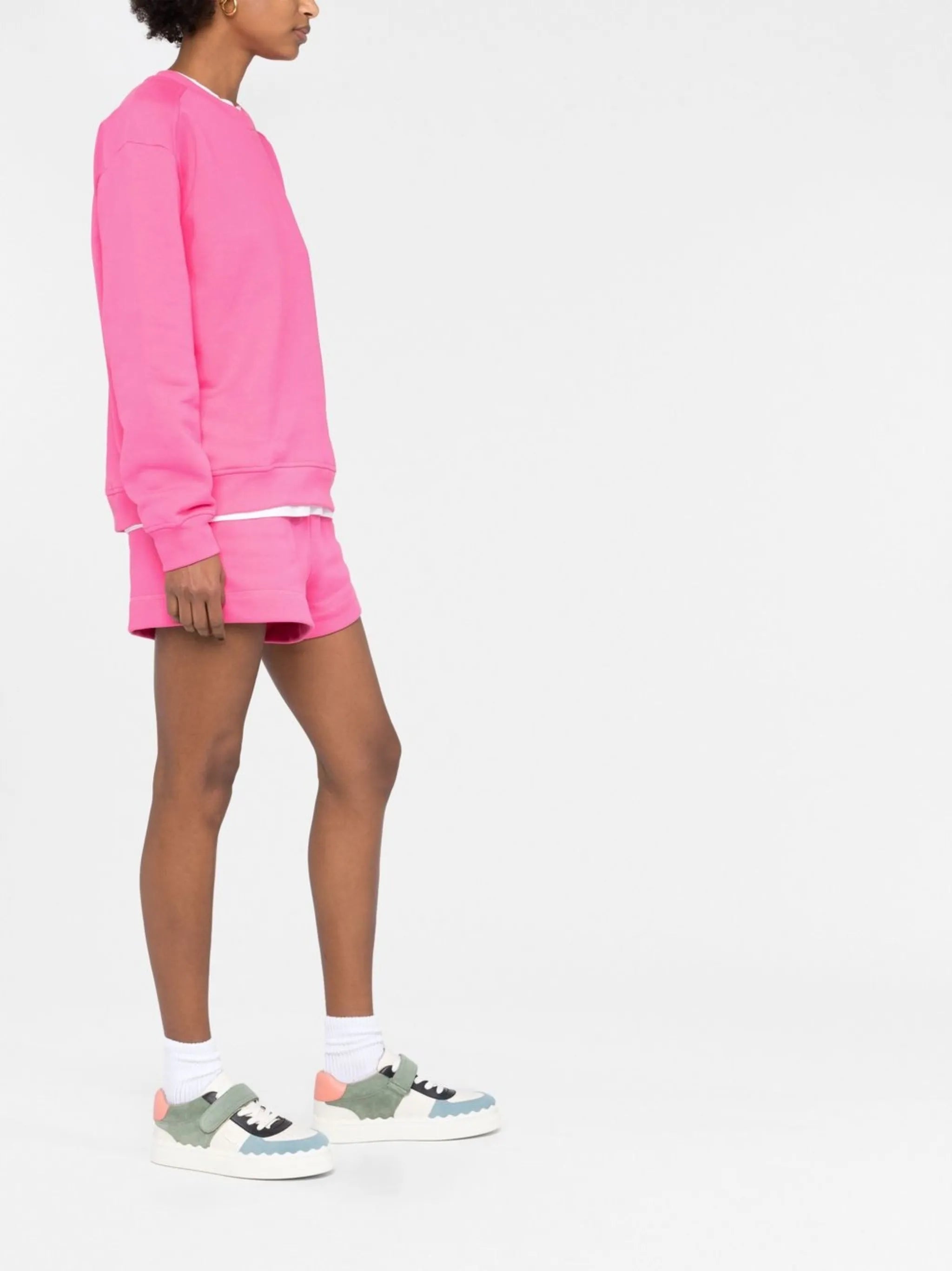 logo-embroidered shorts