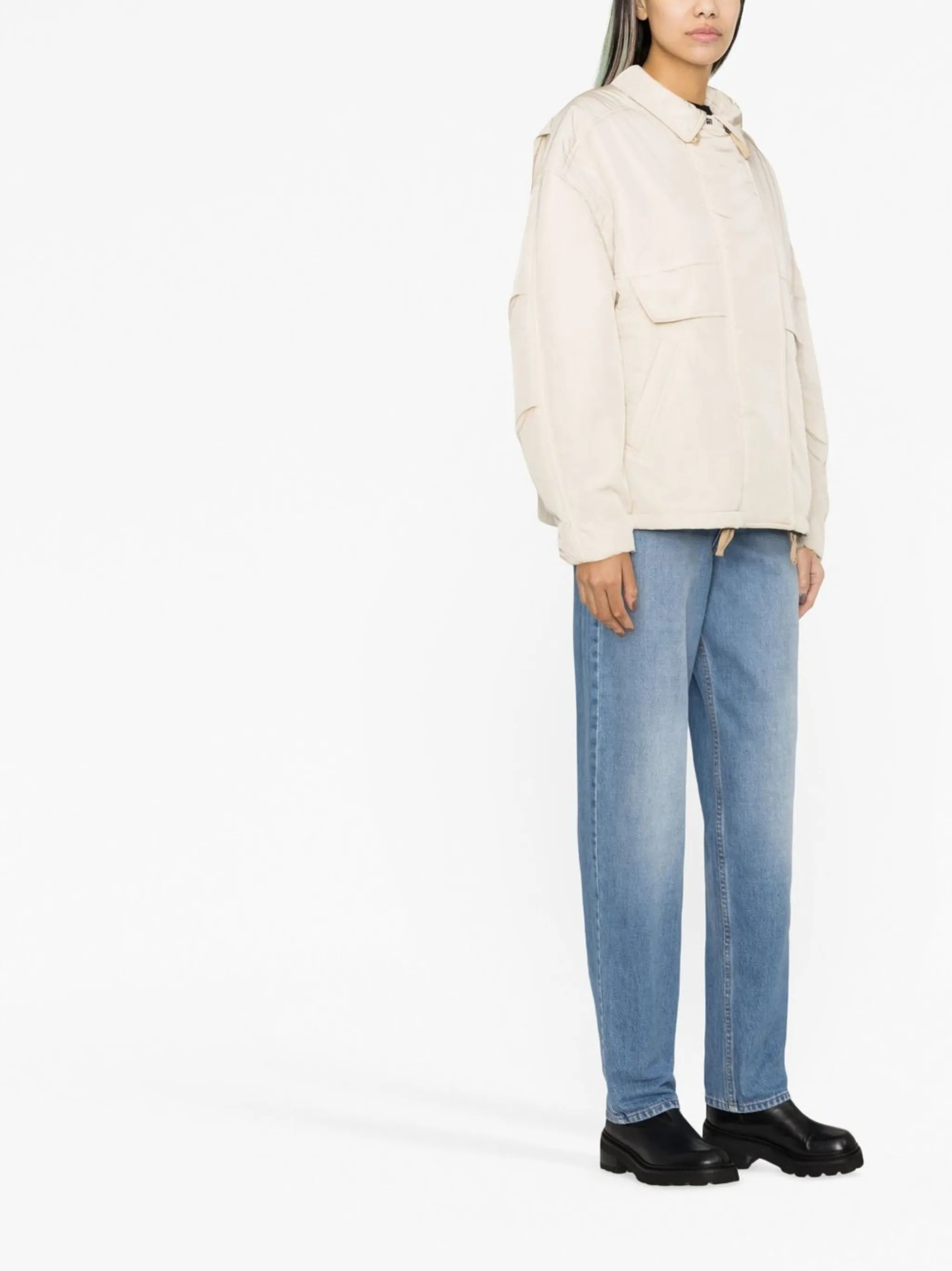 padded zip-up jacket