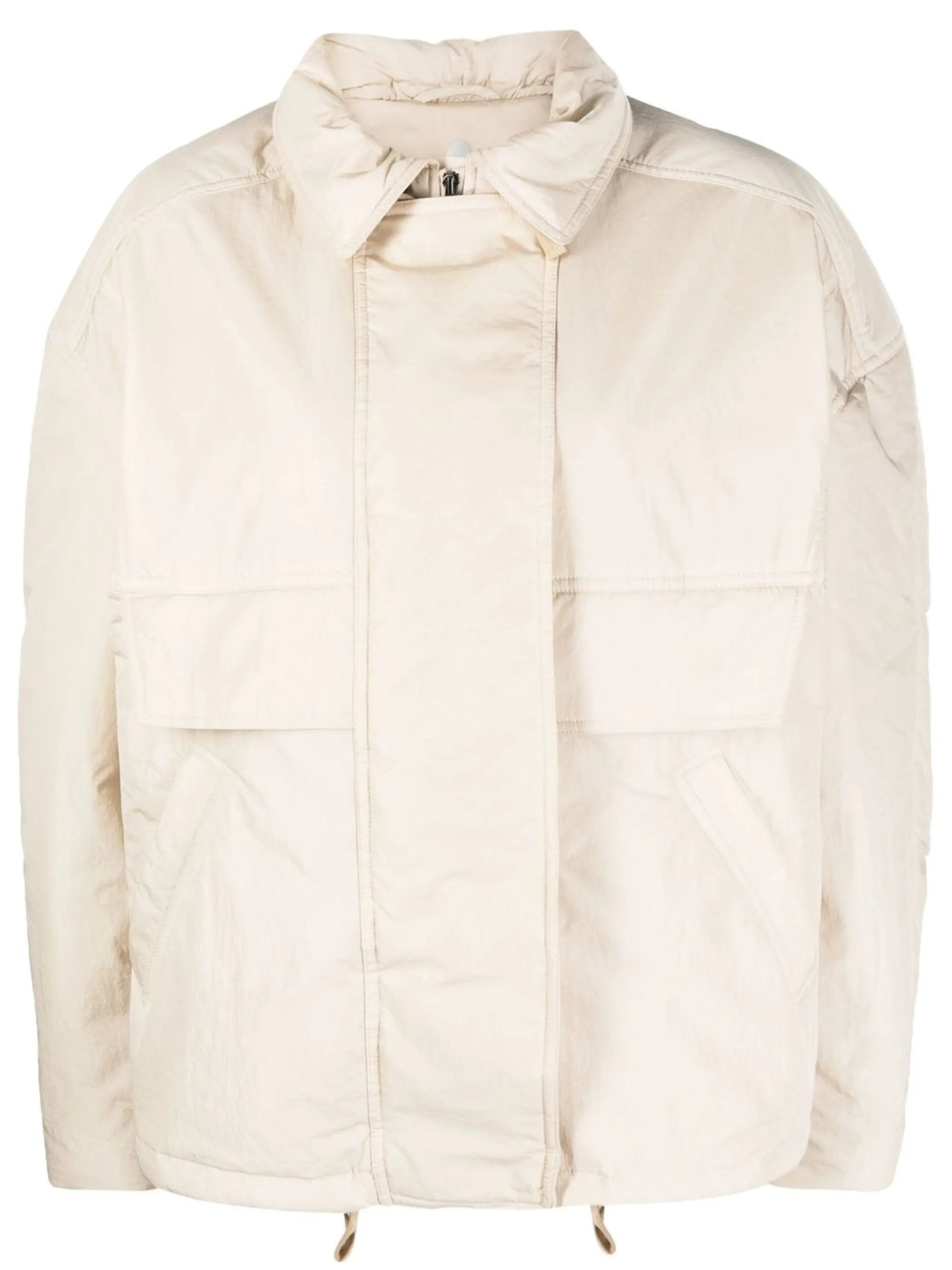 padded zip-up jacket
