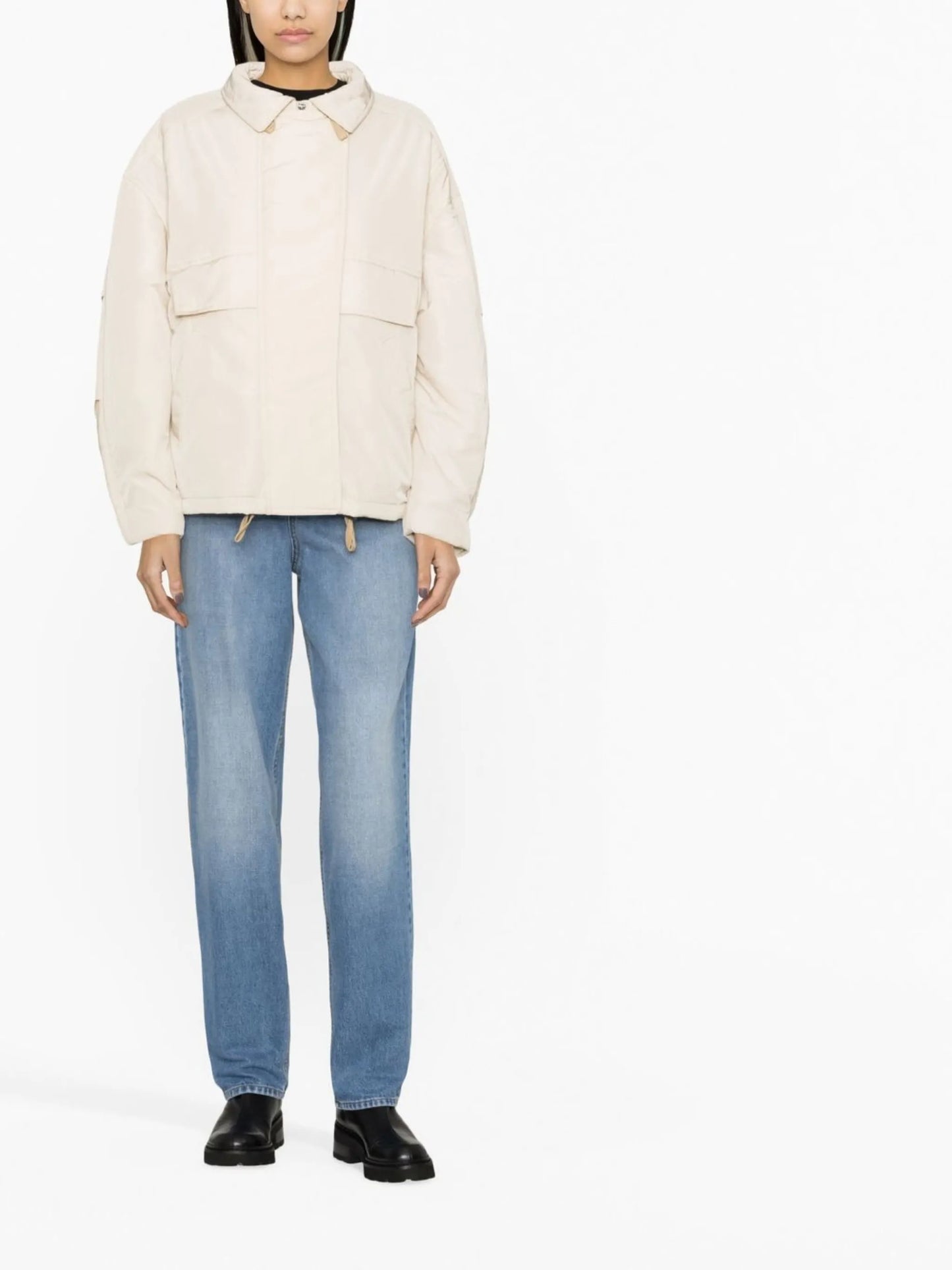 padded zip-up jacket