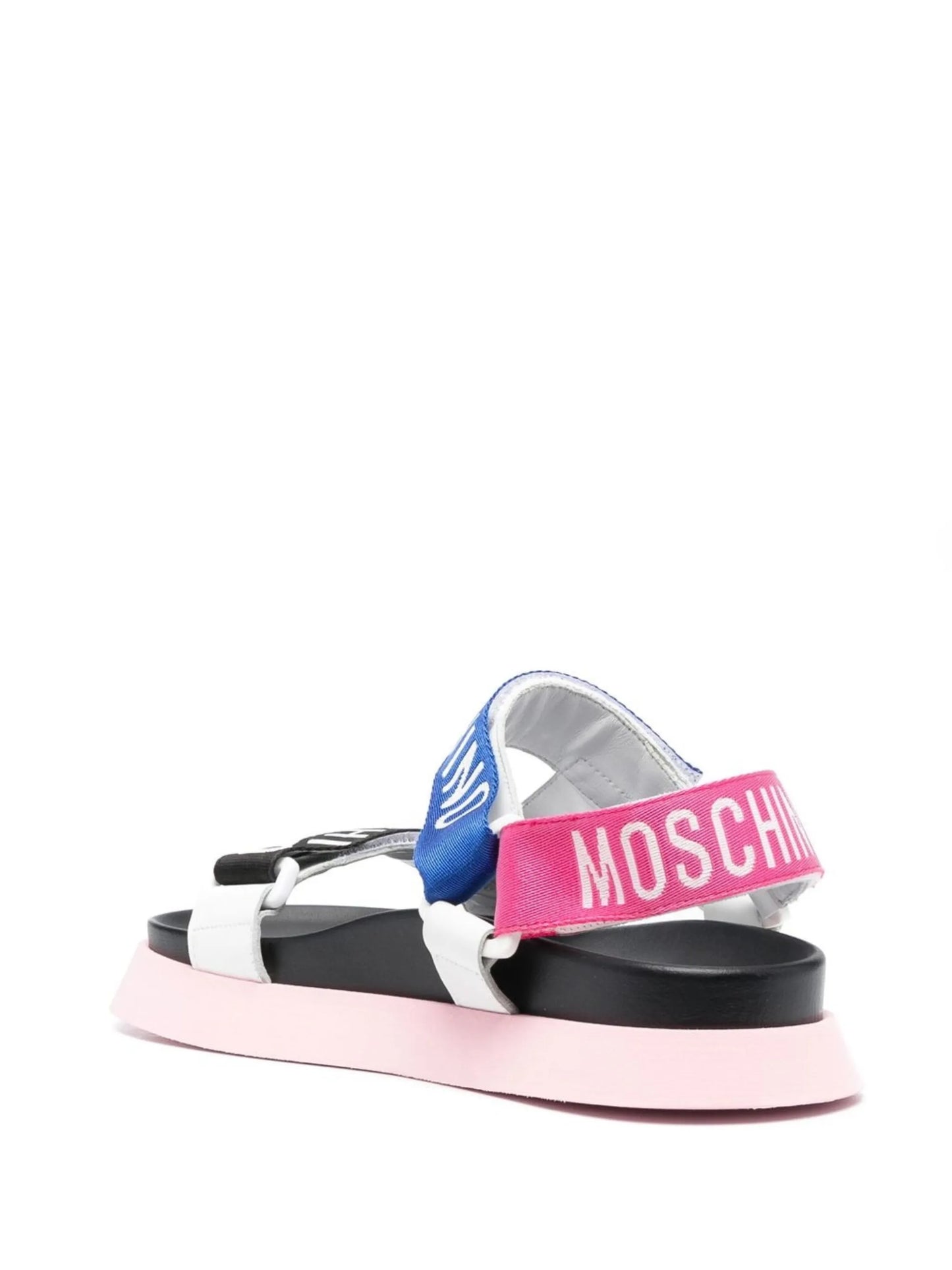 logo-print touch-strap sandals