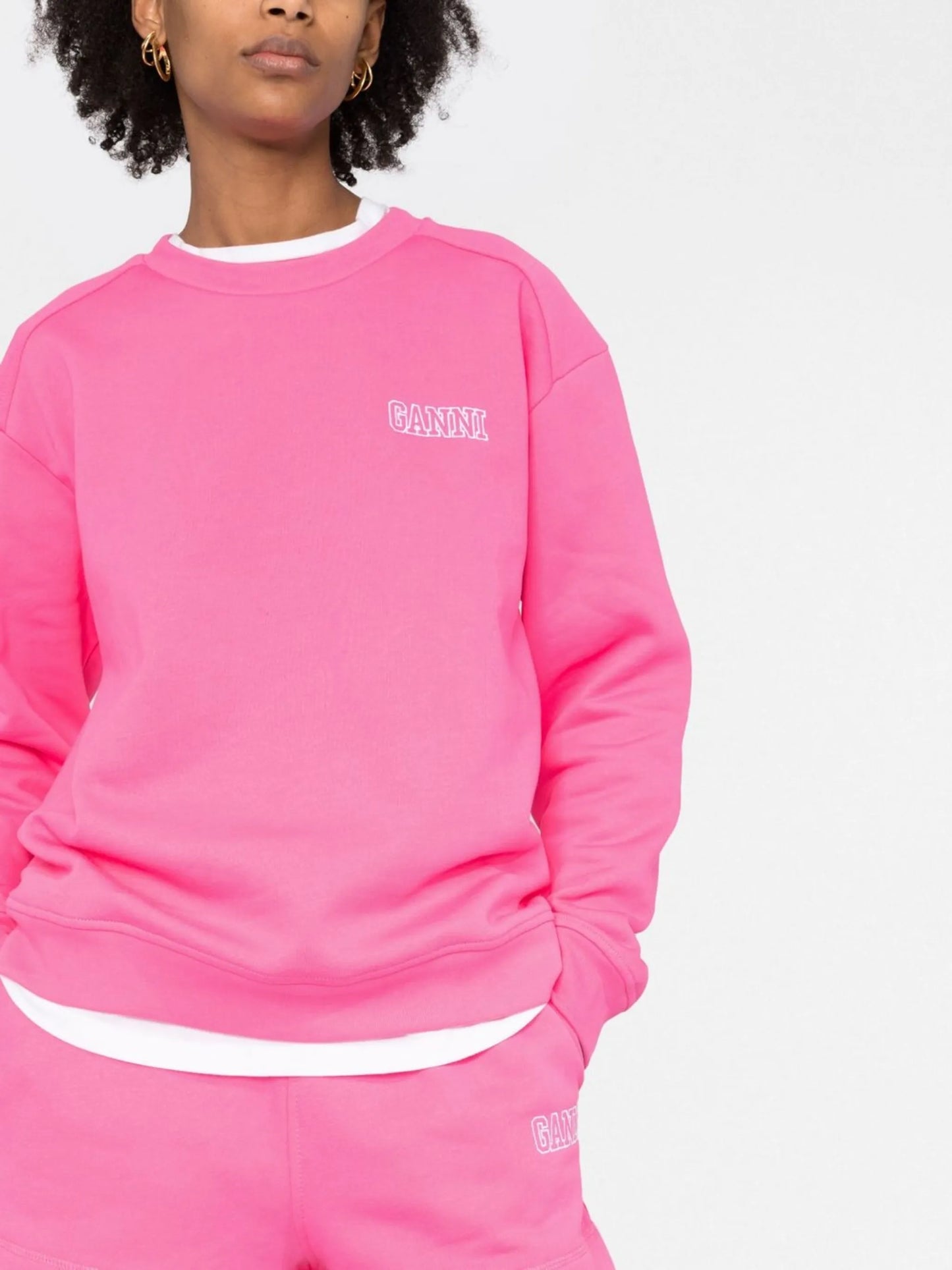 logo-embroidered sweatshirt