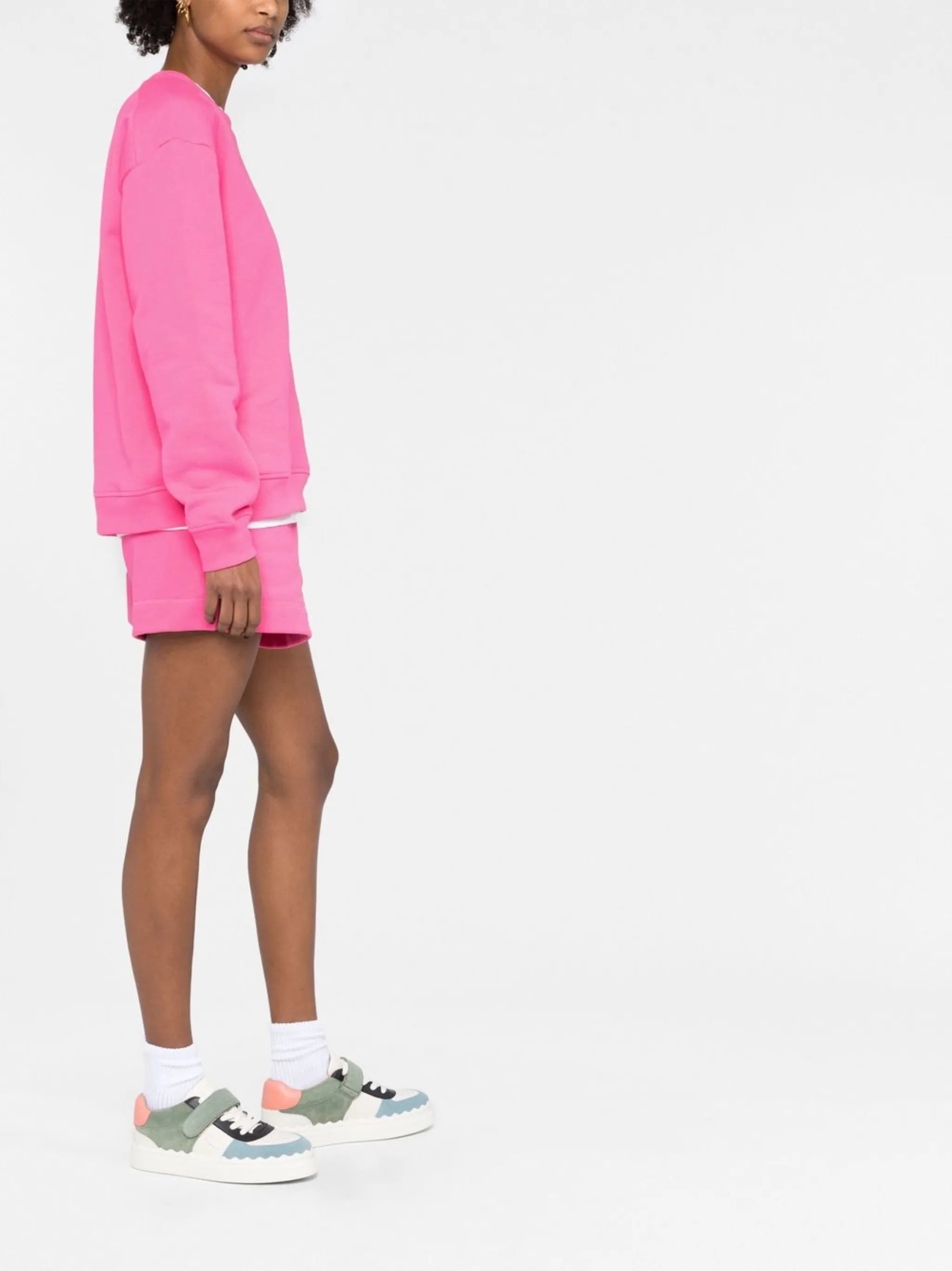 logo-embroidered sweatshirt