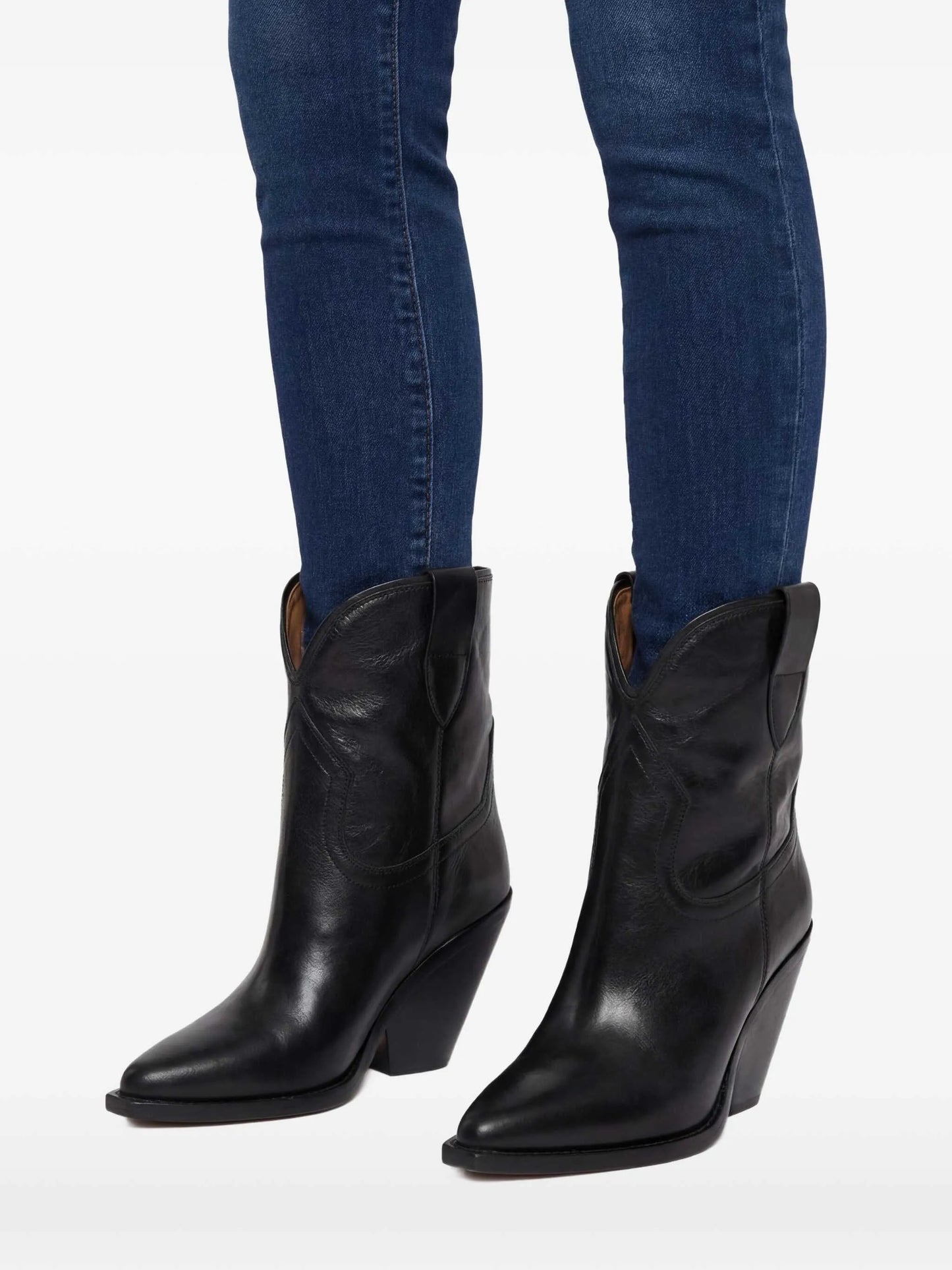 Leyane 90mm leather boots