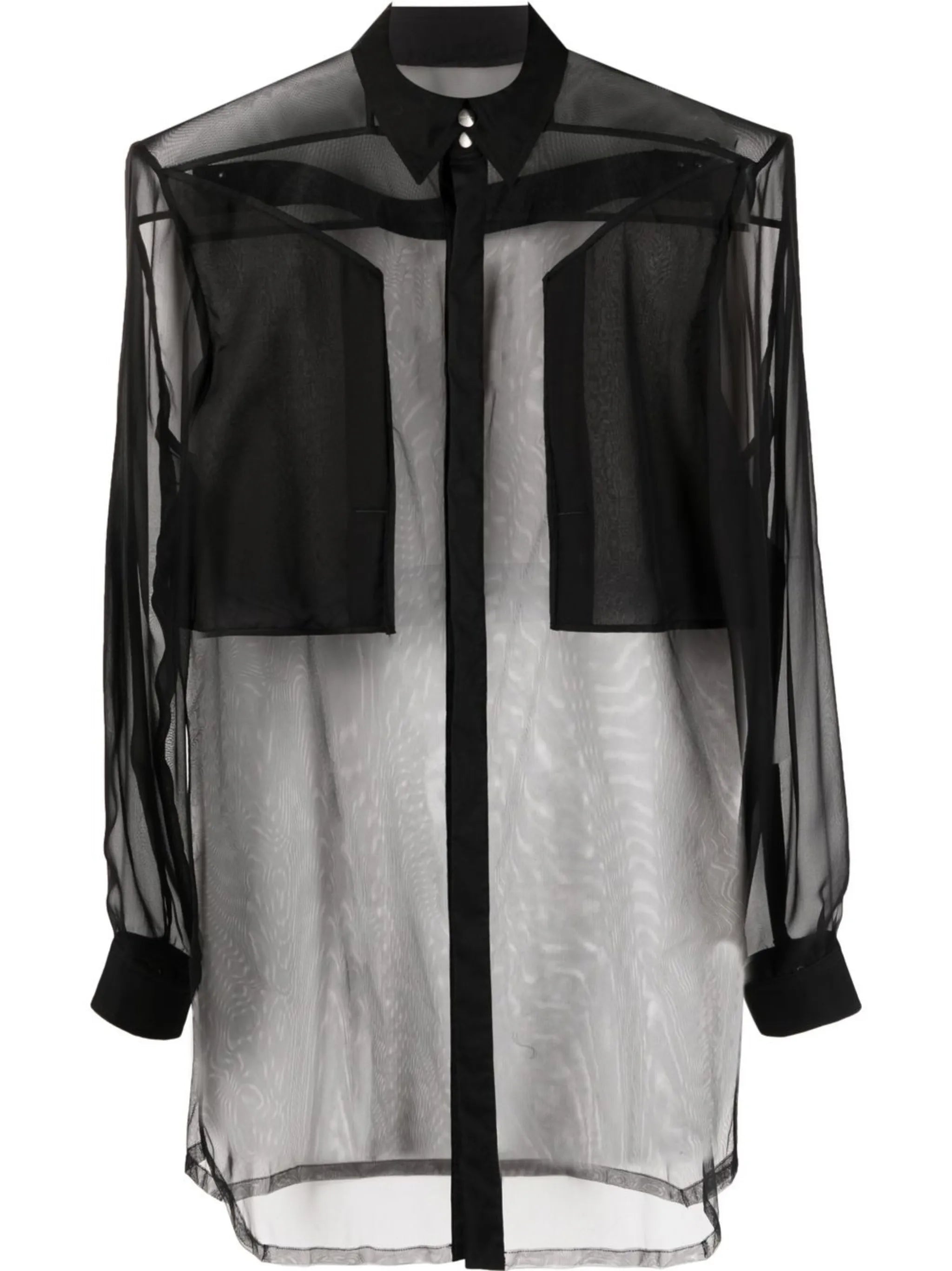 utility see-through shirt
