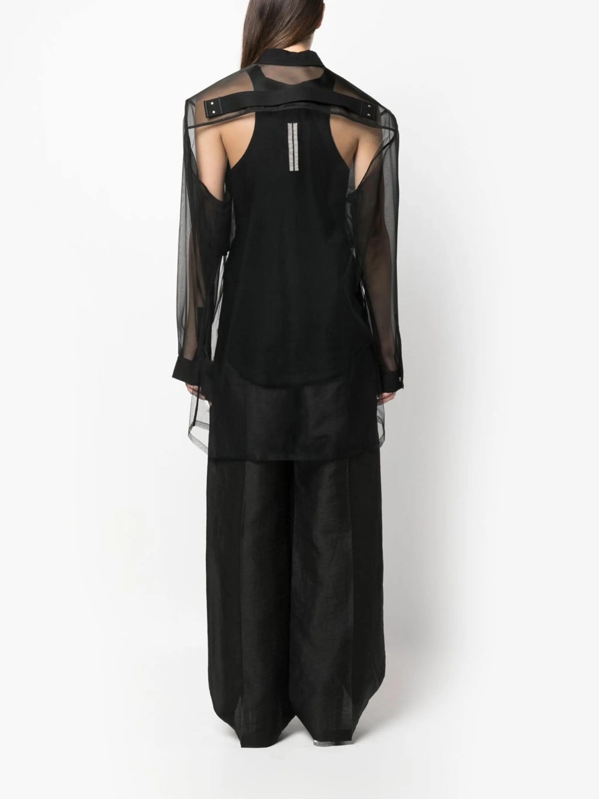 utility see-through shirt