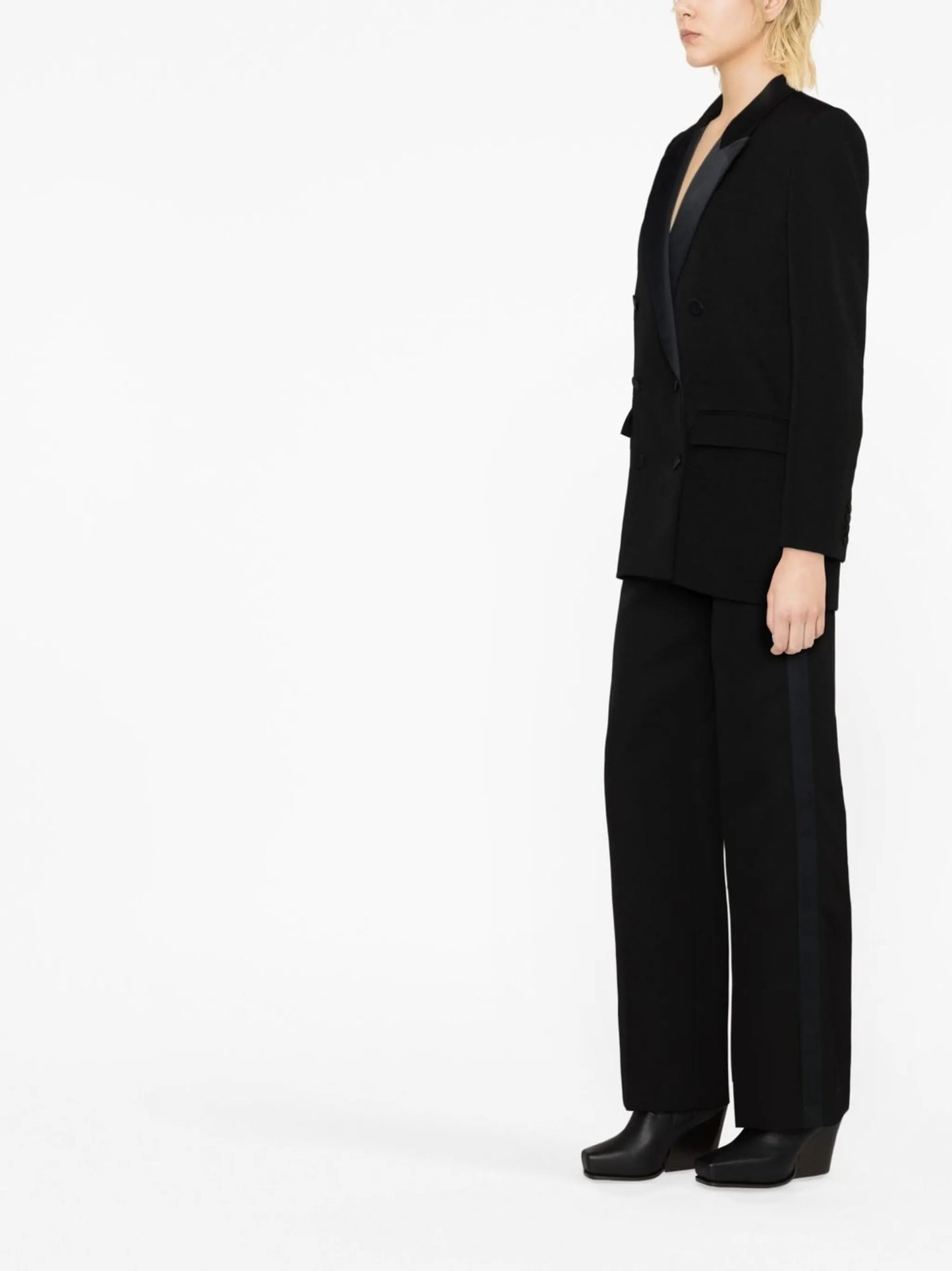 double-breasted blazer