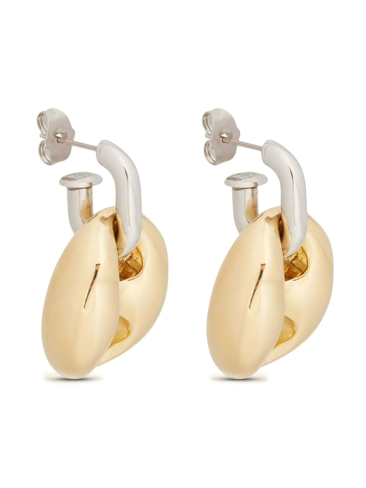 Eight chunky earrings