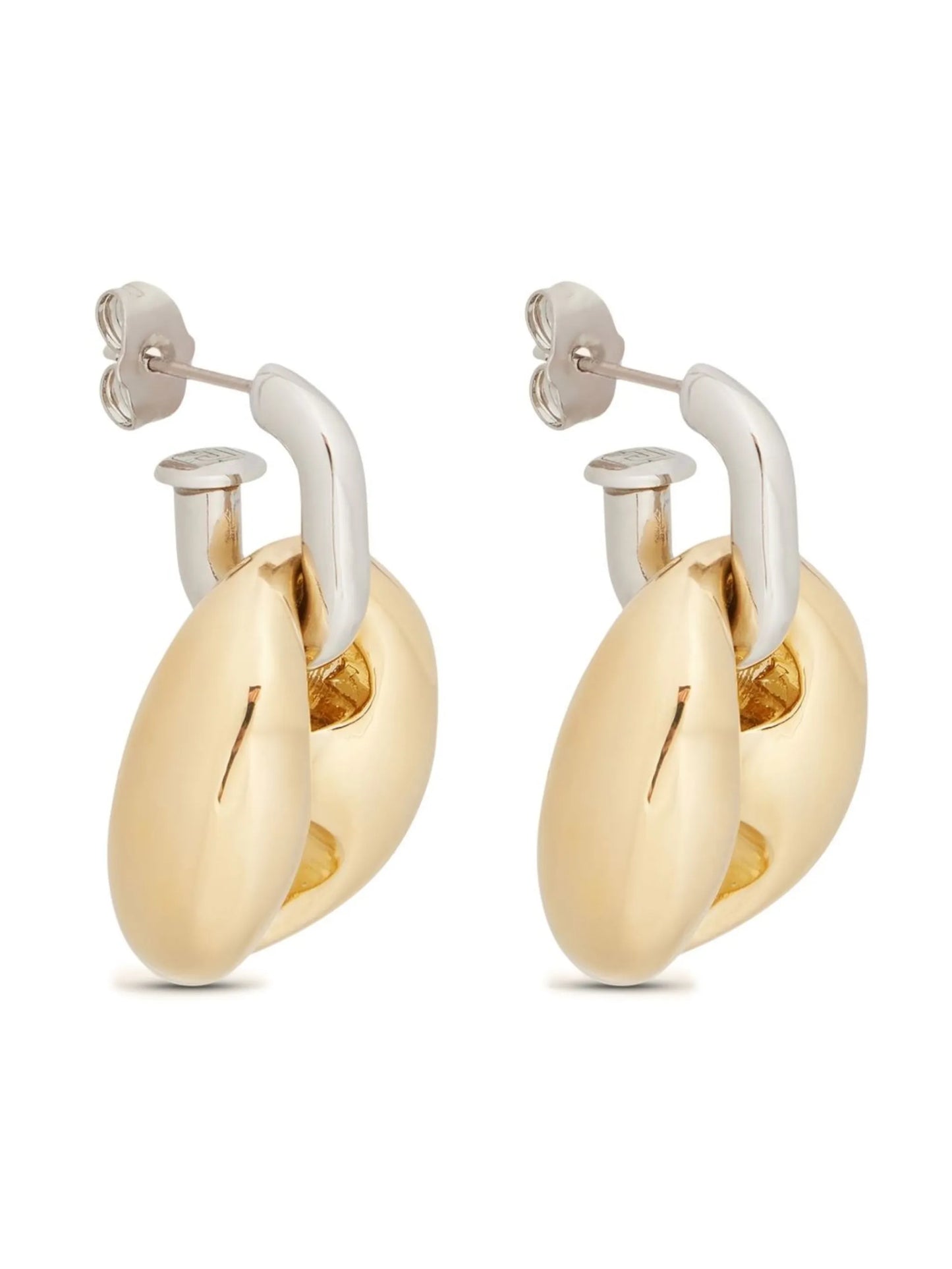 Eight chunky earrings