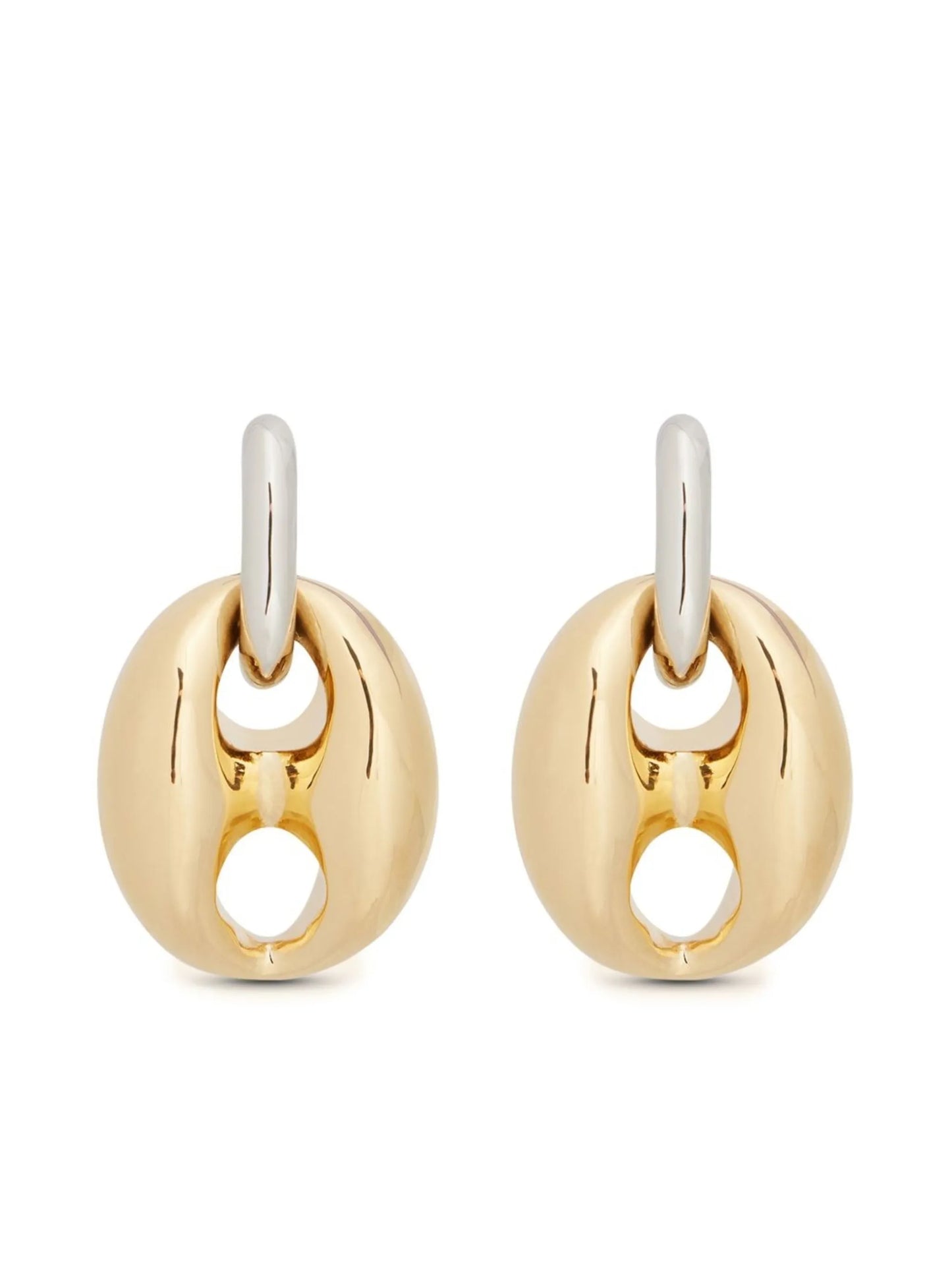 Eight chunky earrings