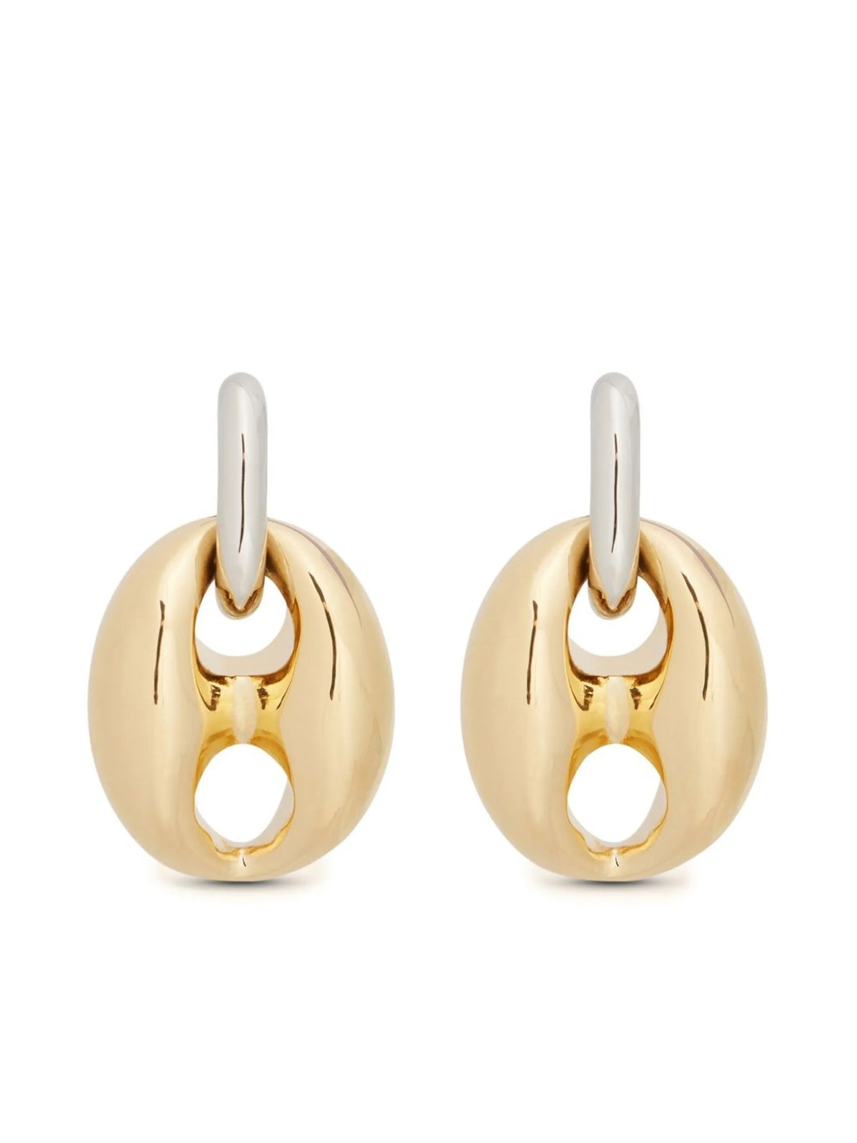Eight chunky earrings
