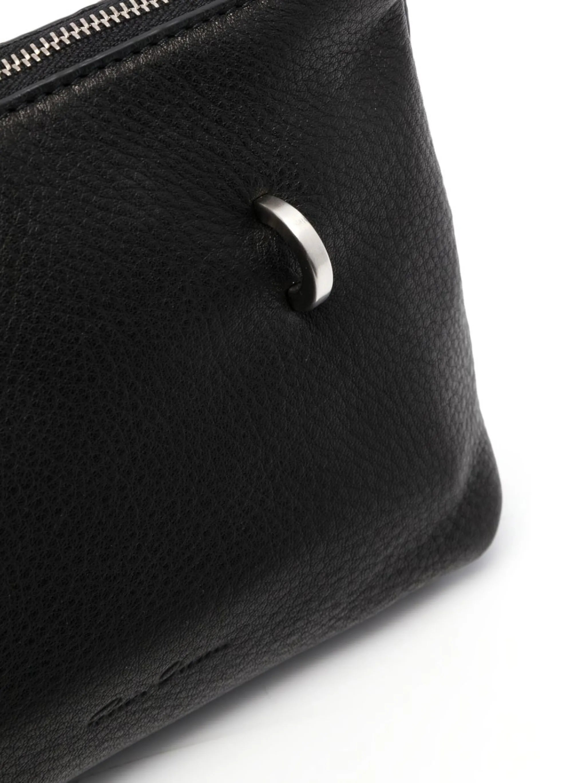 Adri D-loop detail leather crossbody bag