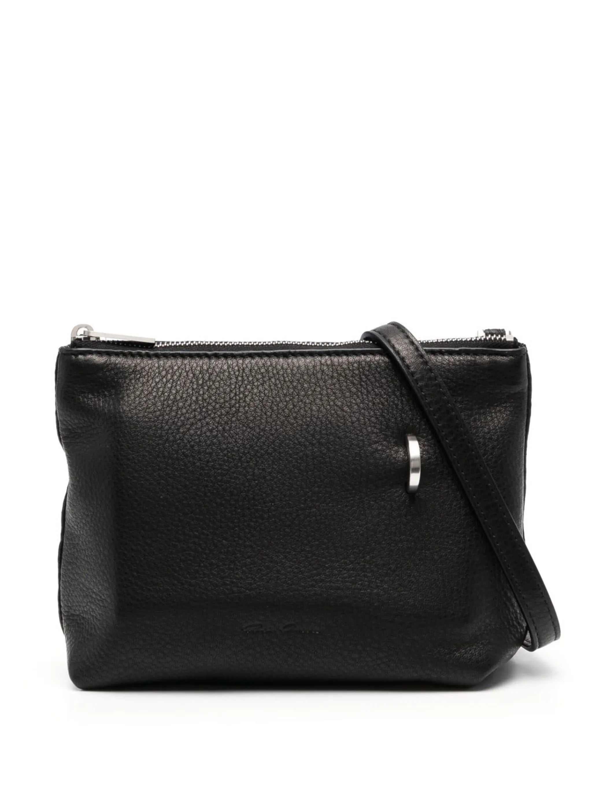Adri D-loop detail leather crossbody bag