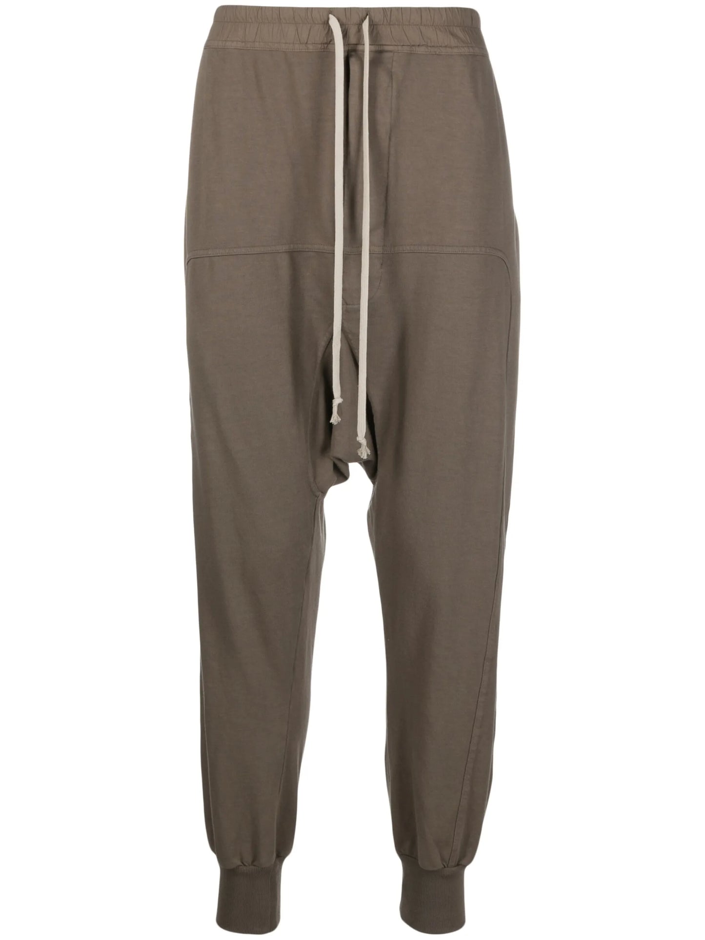 drawstring drop-crotch trousers