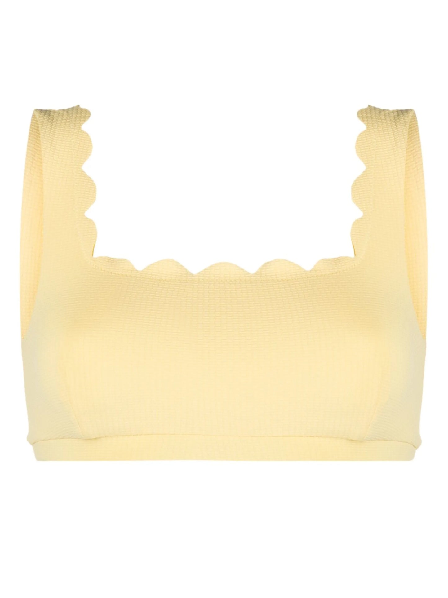 scallop-edge bikini top