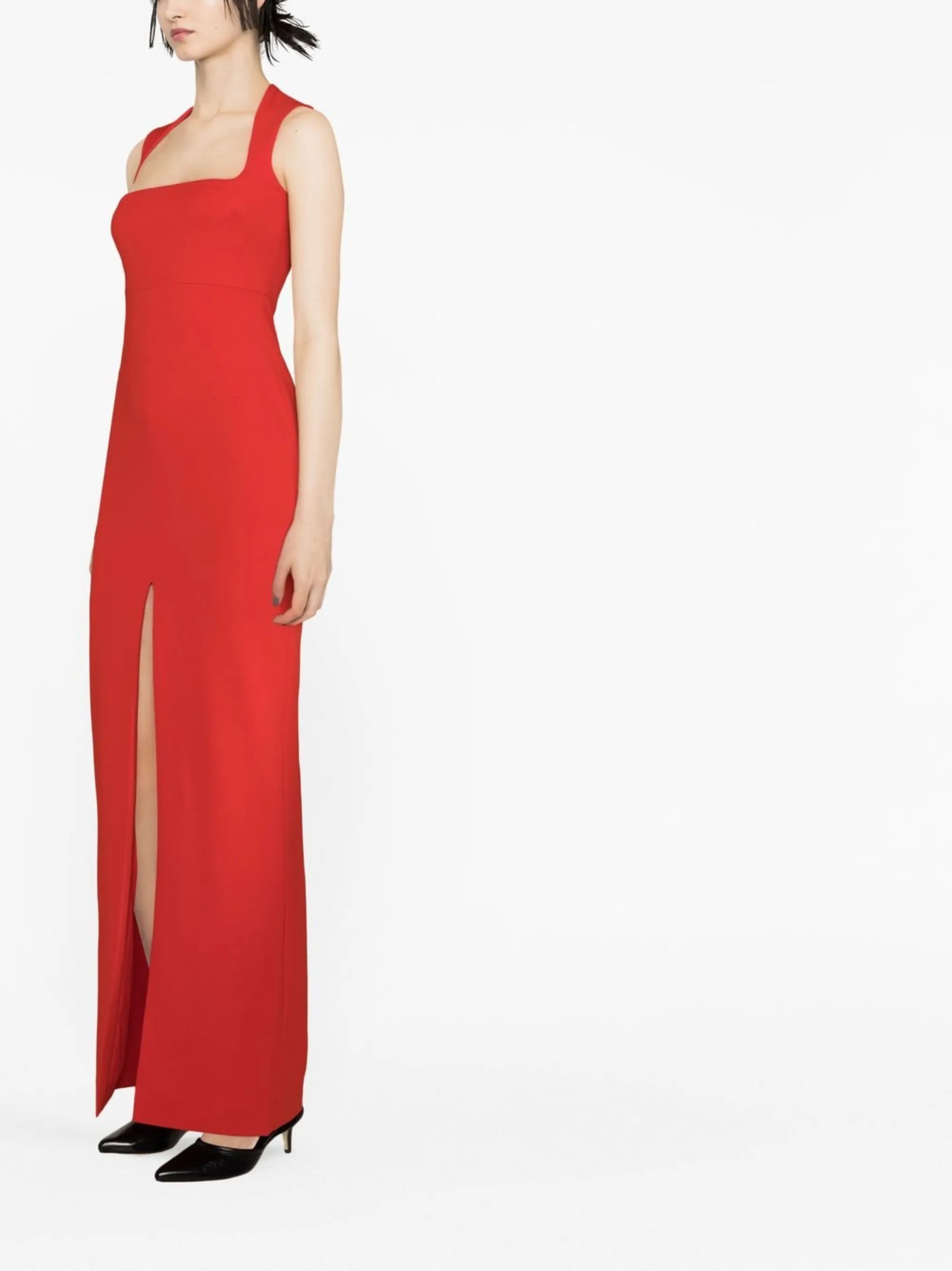 Sofia square-neck maxi dress