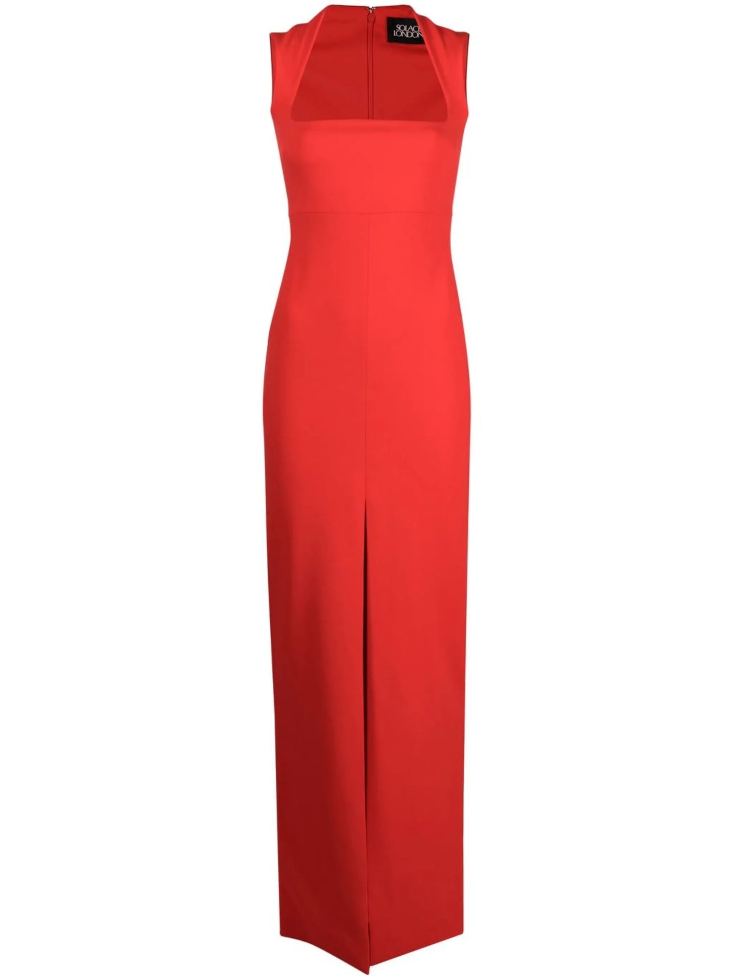 Sofia square-neck maxi dress