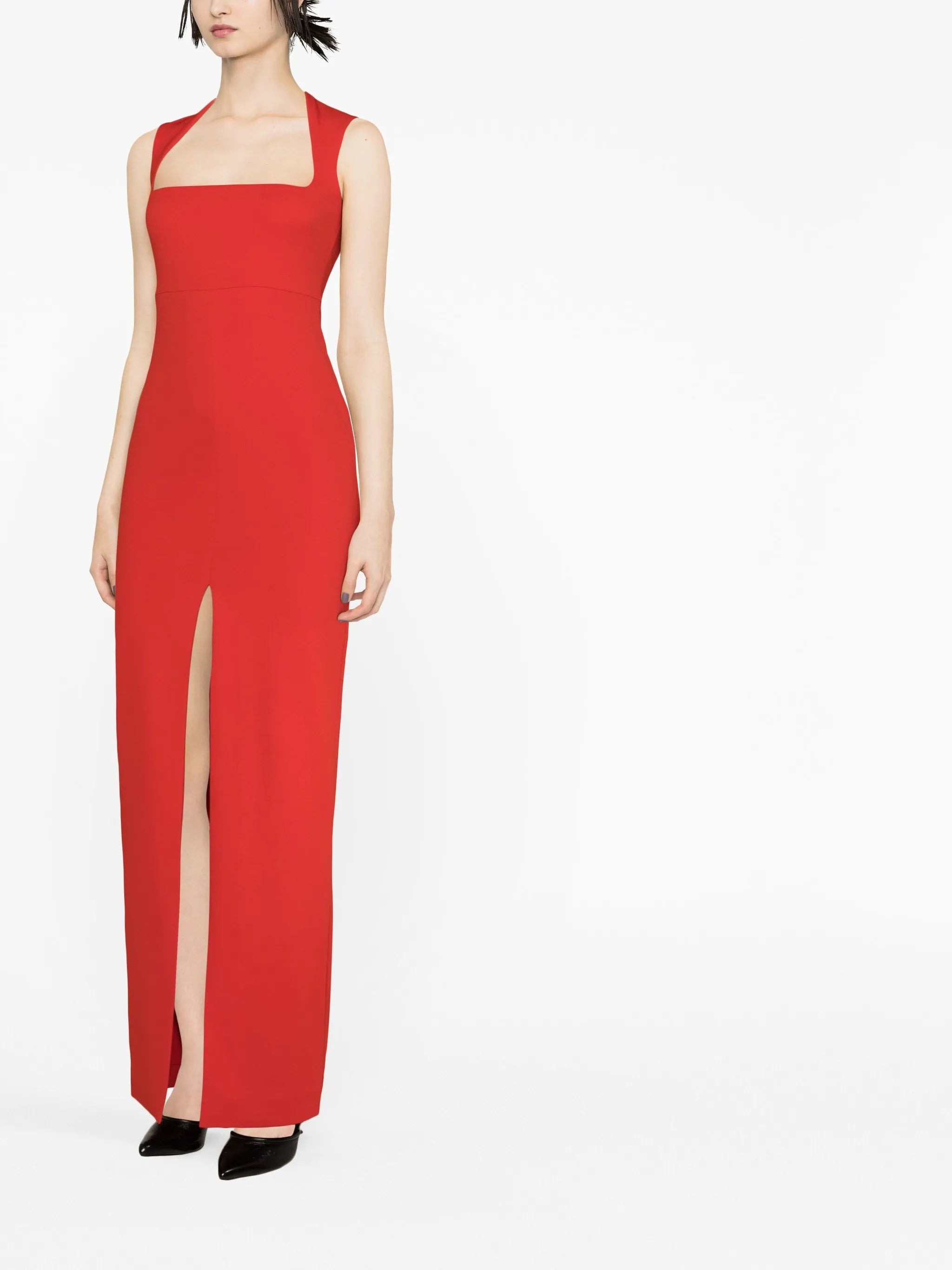 Sofia square-neck maxi dress