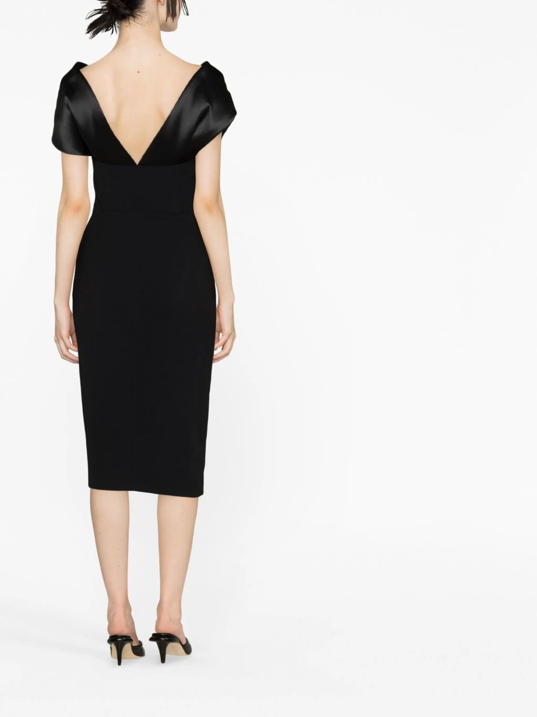 Wrenley off-shoulder midi dress