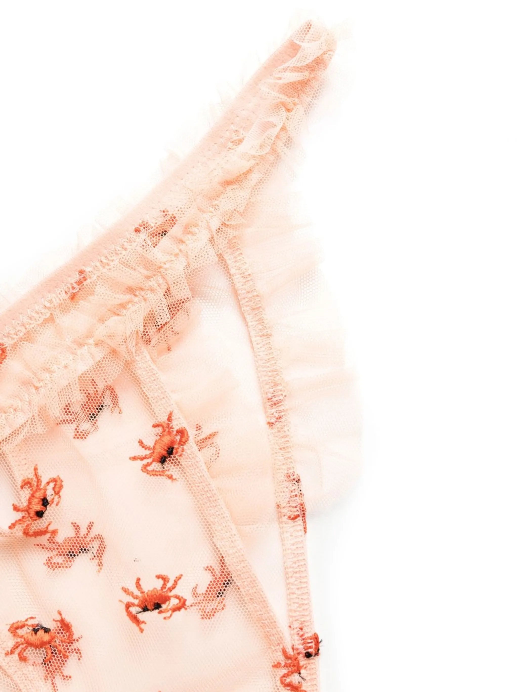 crab-embroidered triangle briefs