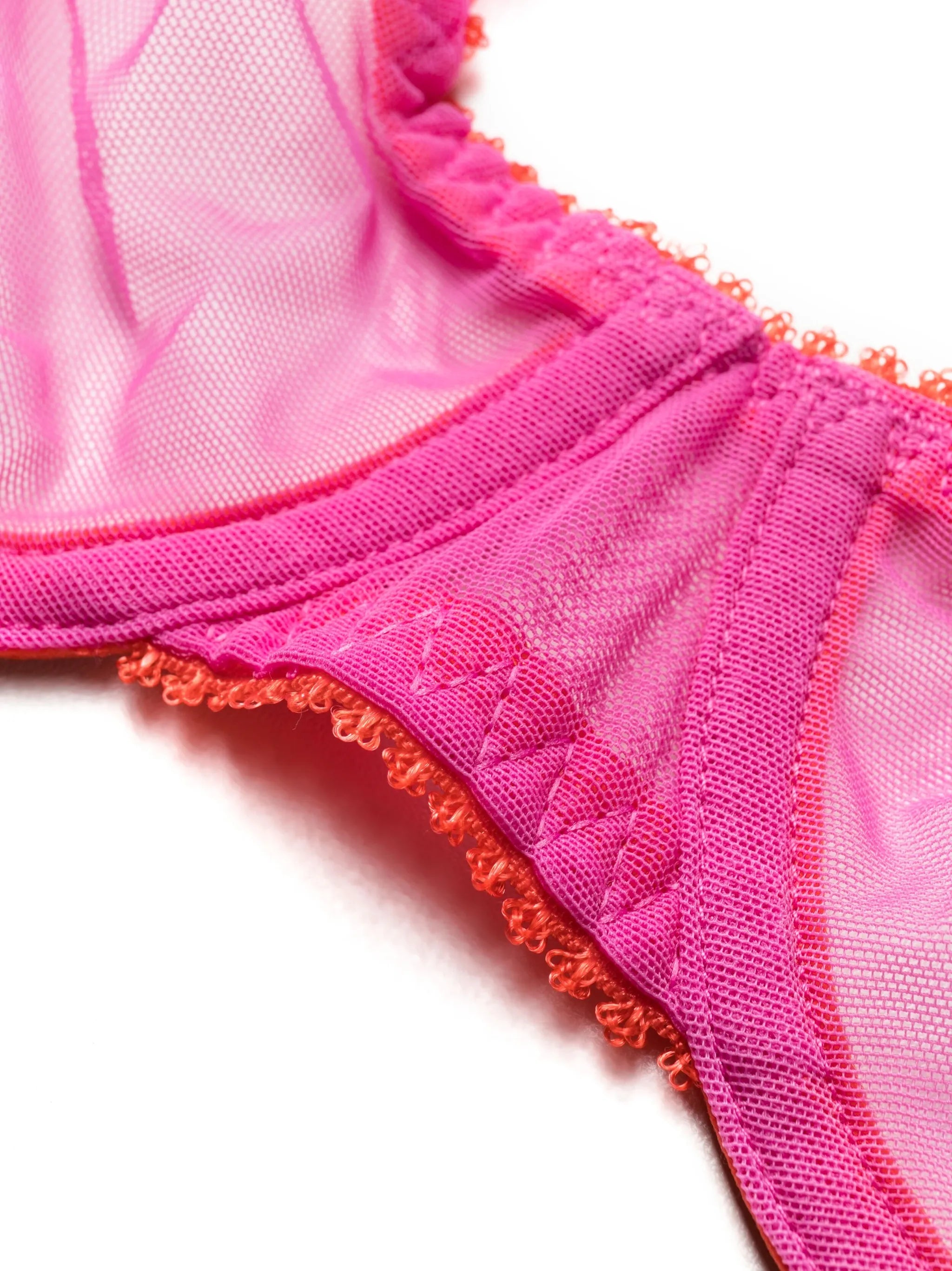 Pixie Clean tulle underwire bra