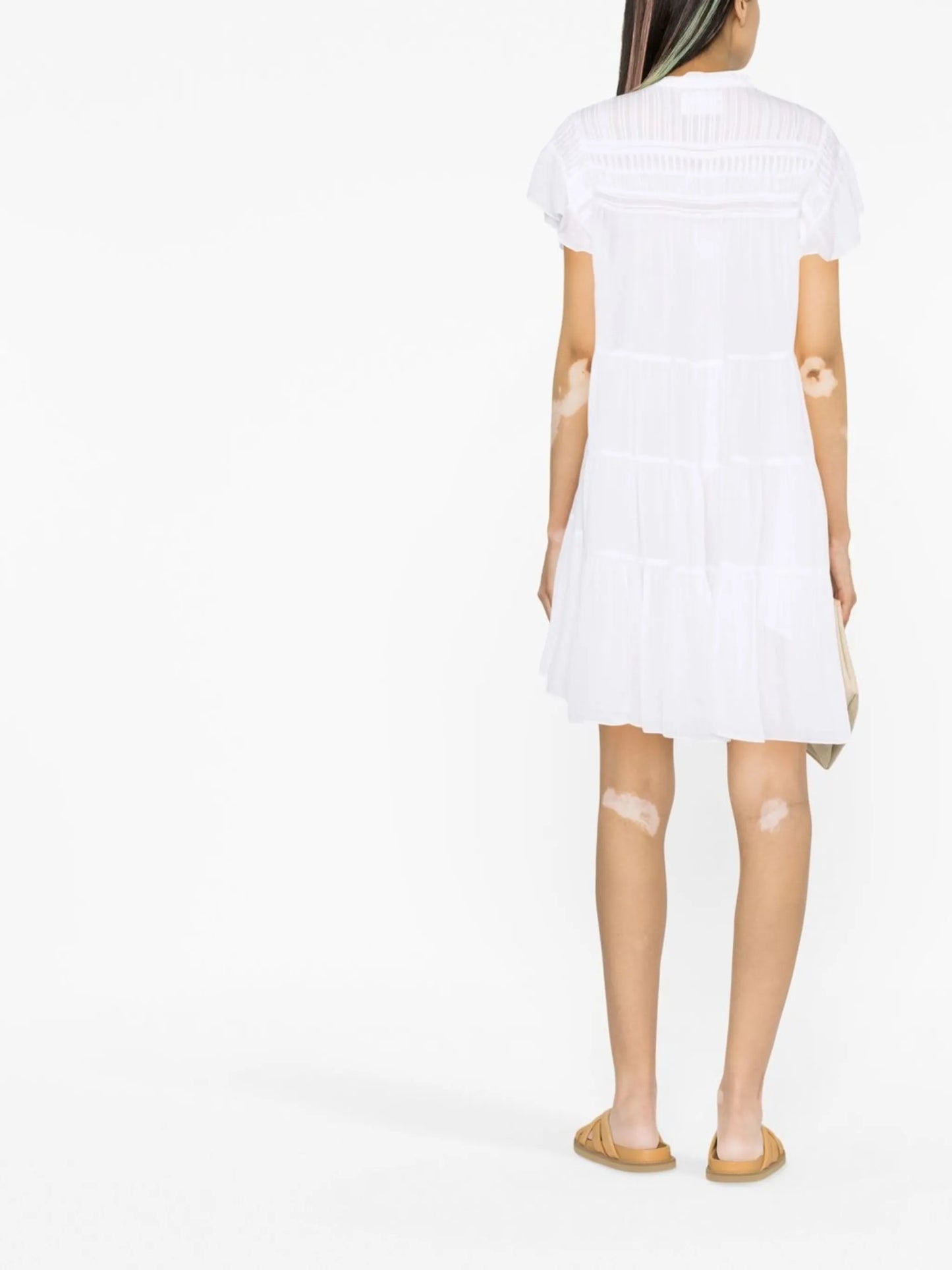 Lanikaye tiered cotton minidress