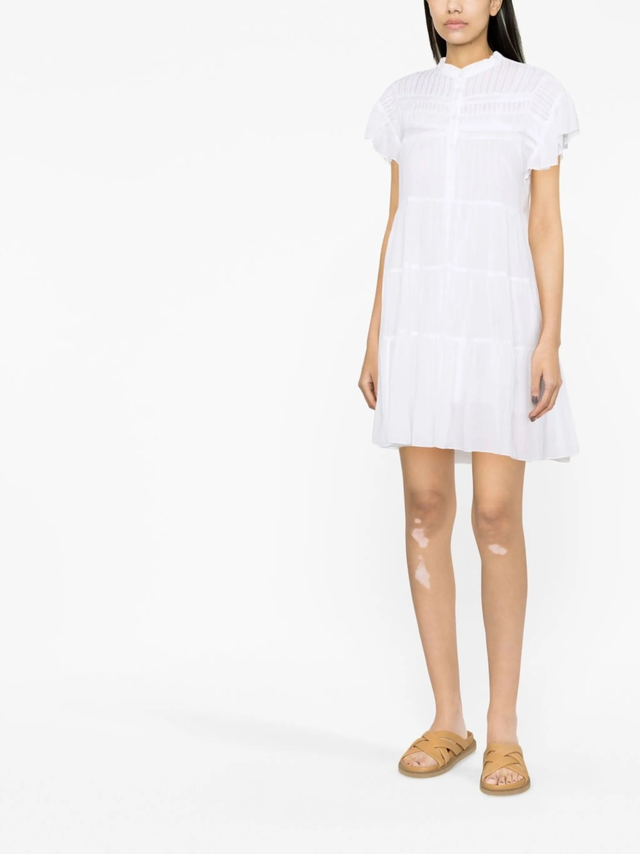 Lanikaye tiered cotton minidress