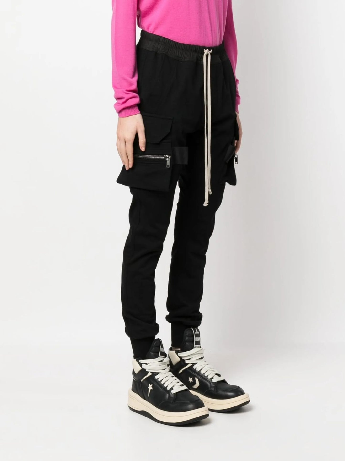 Black Mastodon Tapered Trousers