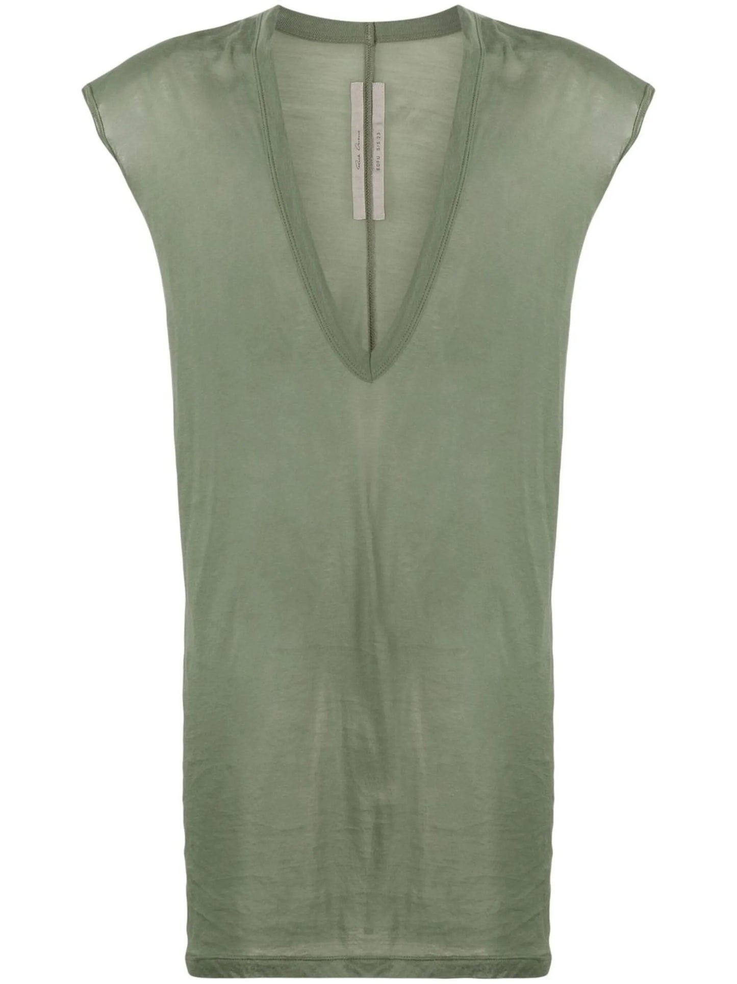 Dylan V-neck longline T-shirt