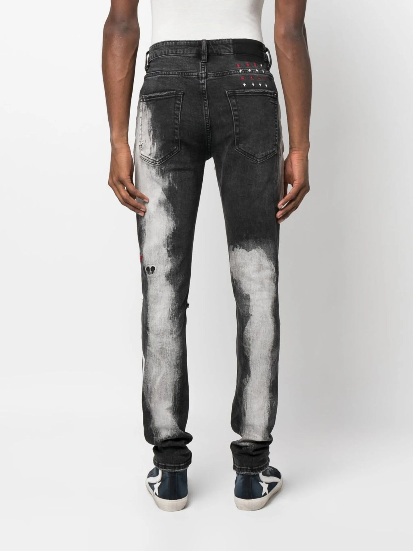 X Juice Wrld Van Winkle 999 Heavens jeans