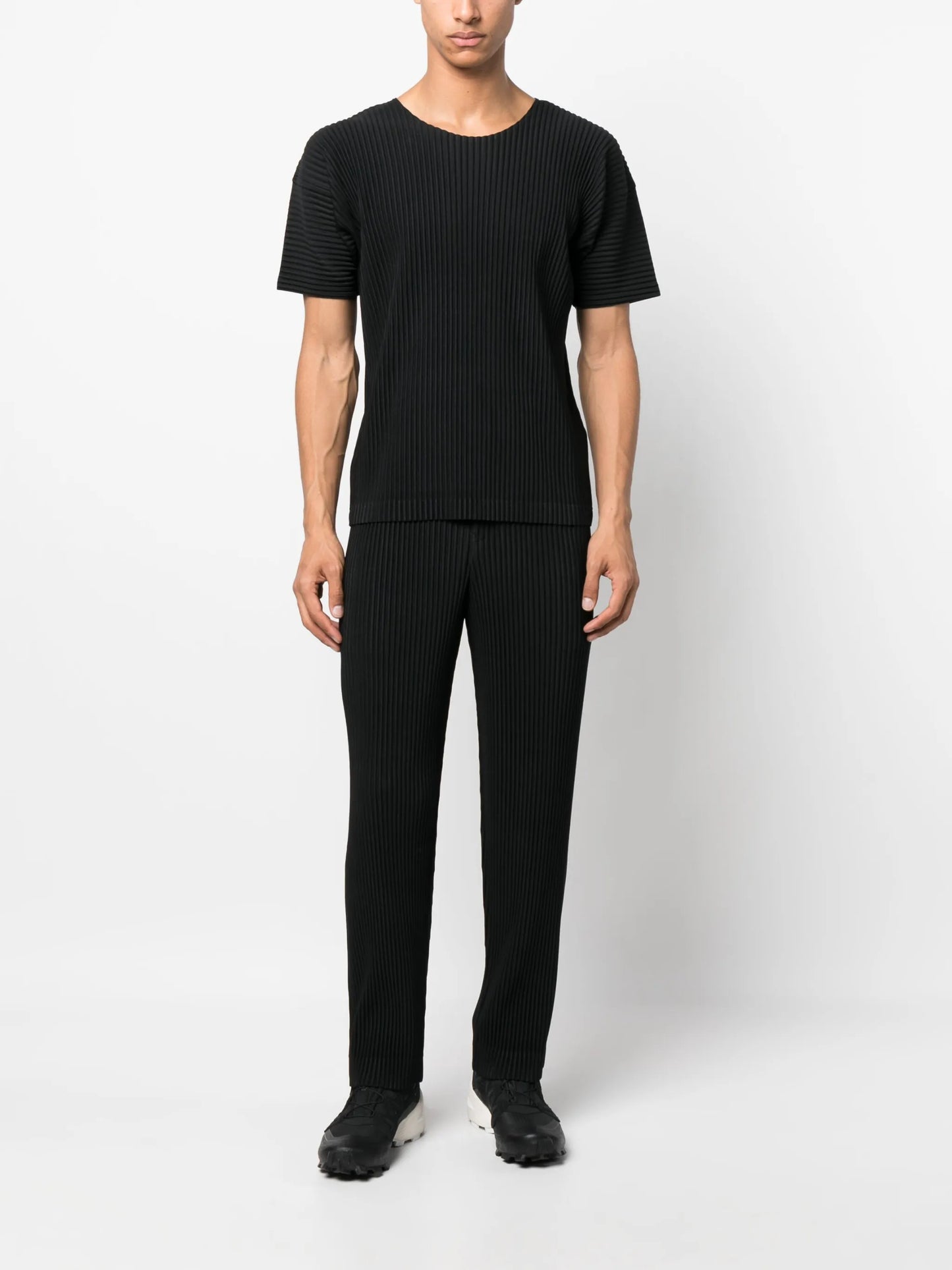 ribbed-effect T-shirt