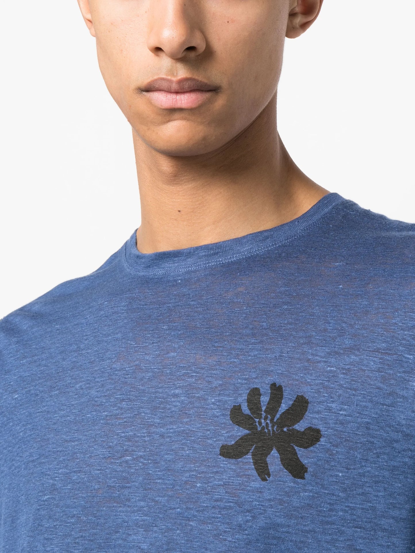 graphic-print hemp T-shirt