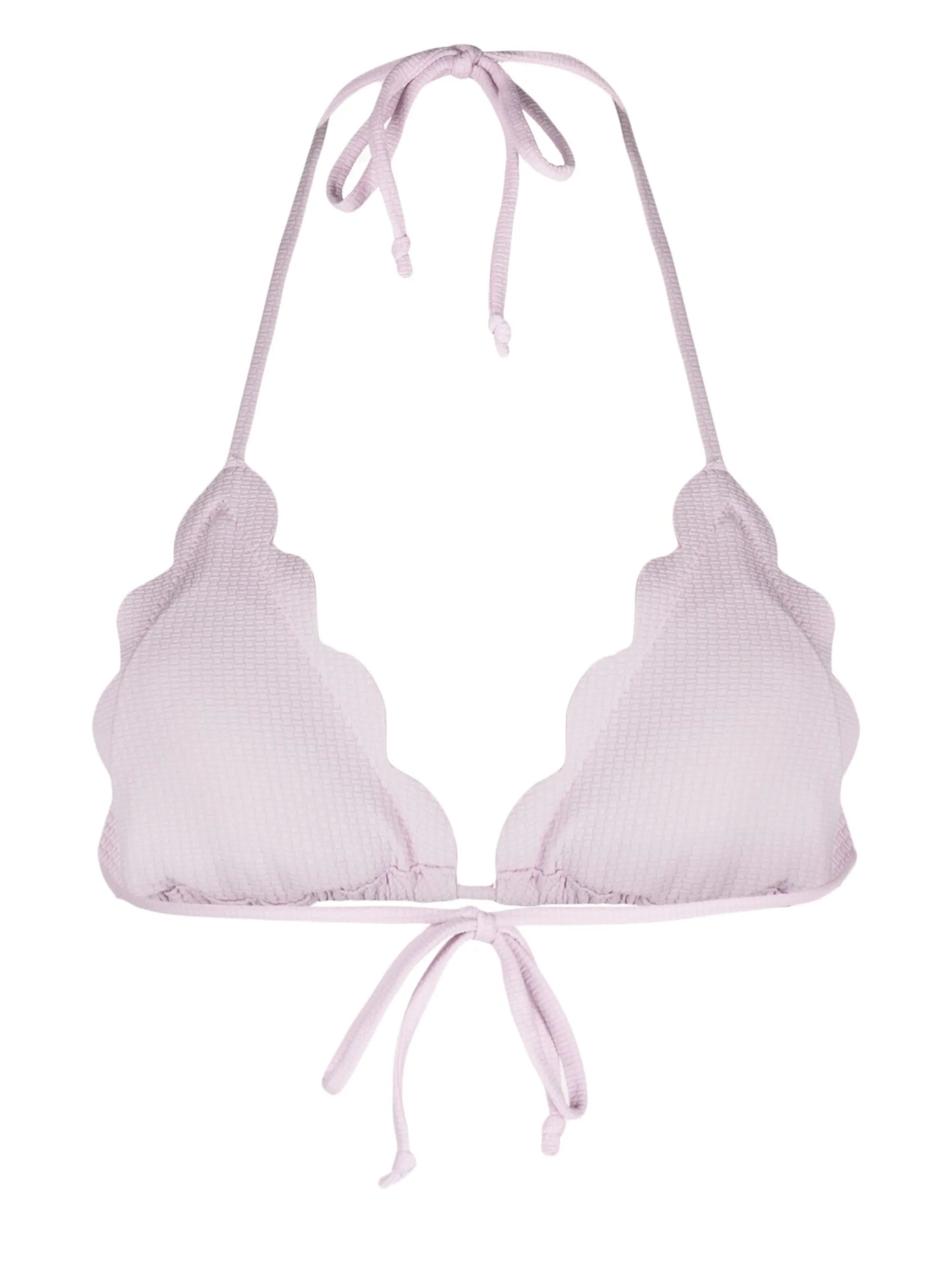 Marysia triangle bikini top