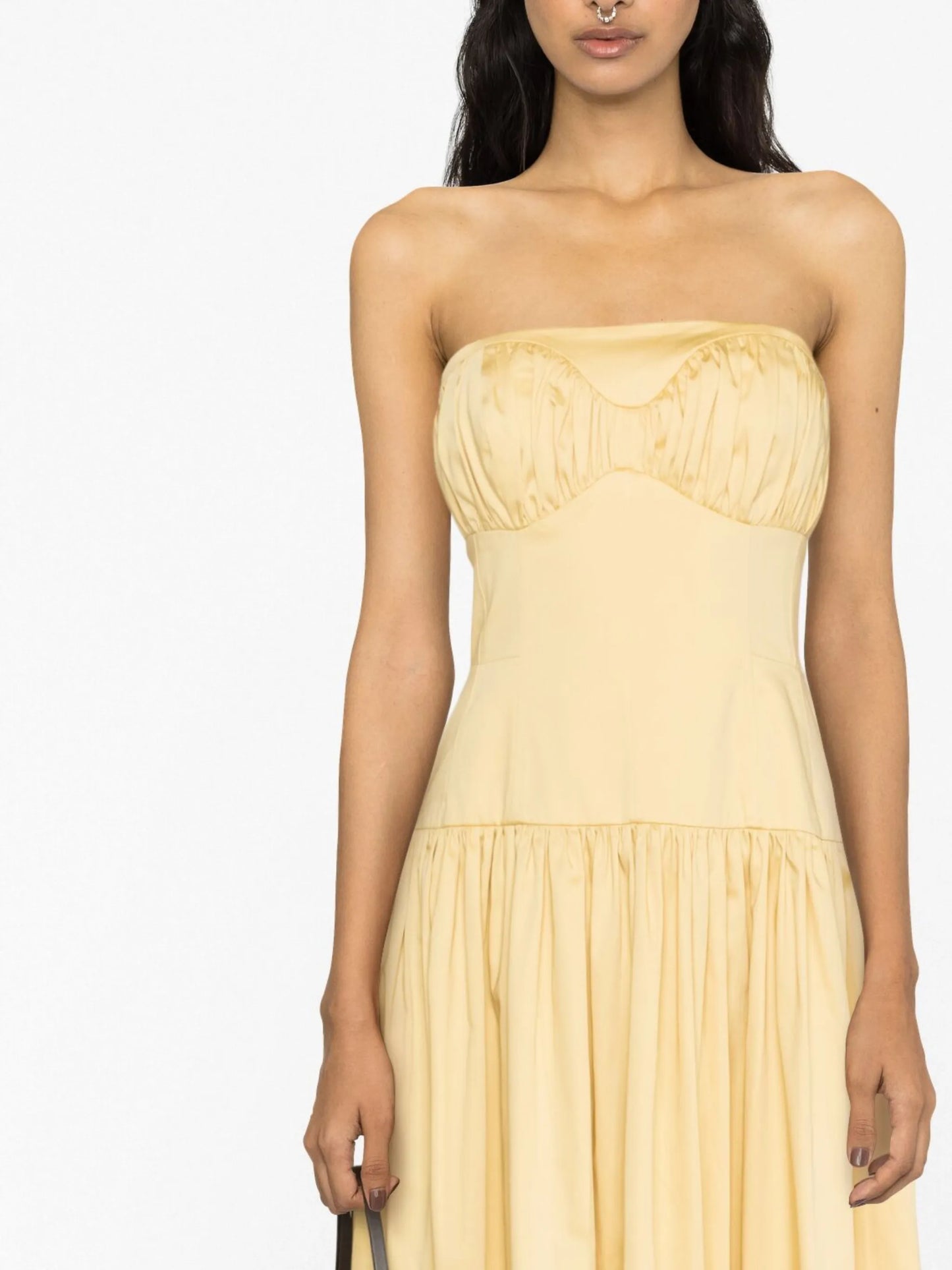 Lauryn strapless midi dress