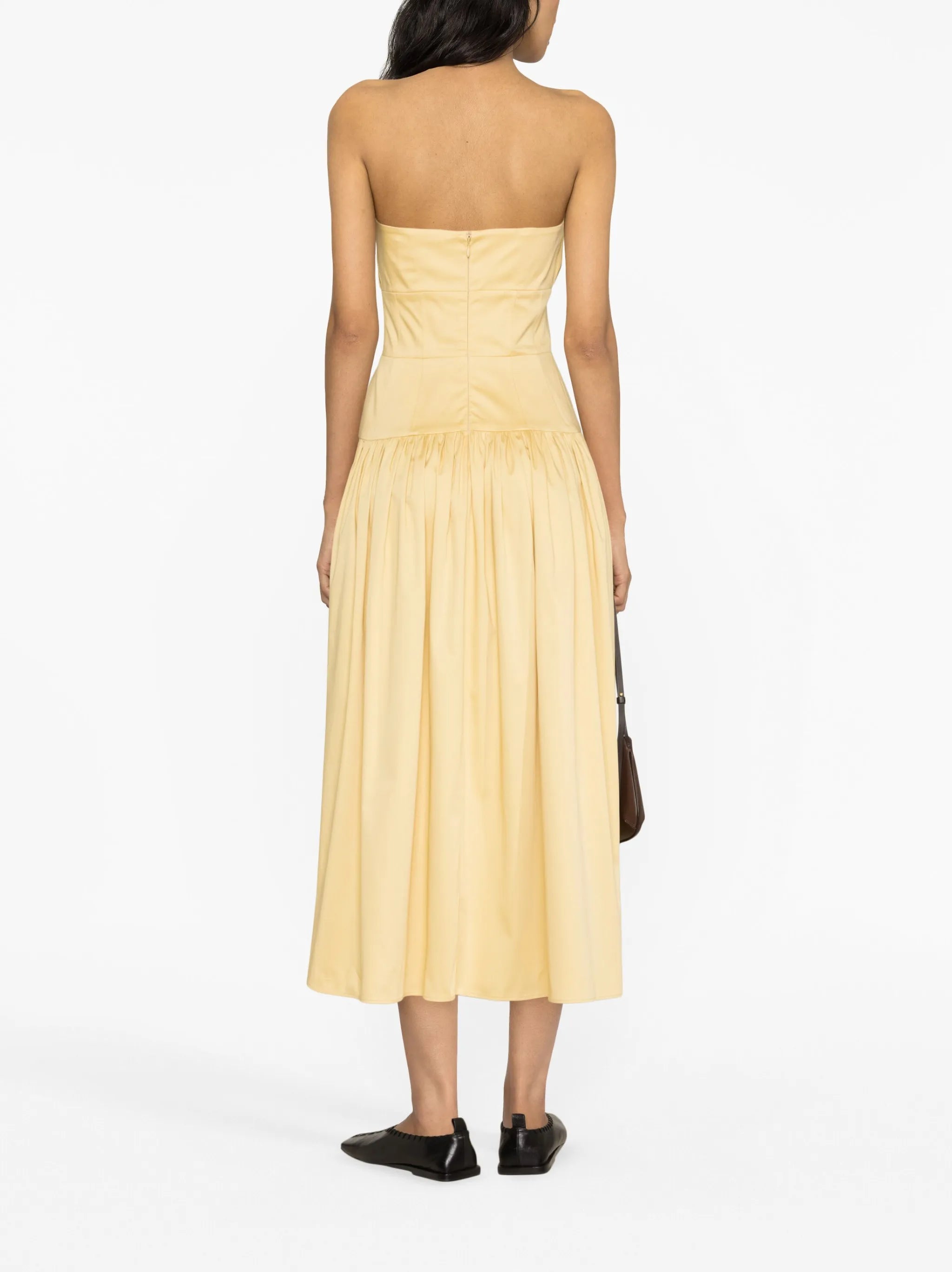 Lauryn strapless midi dress