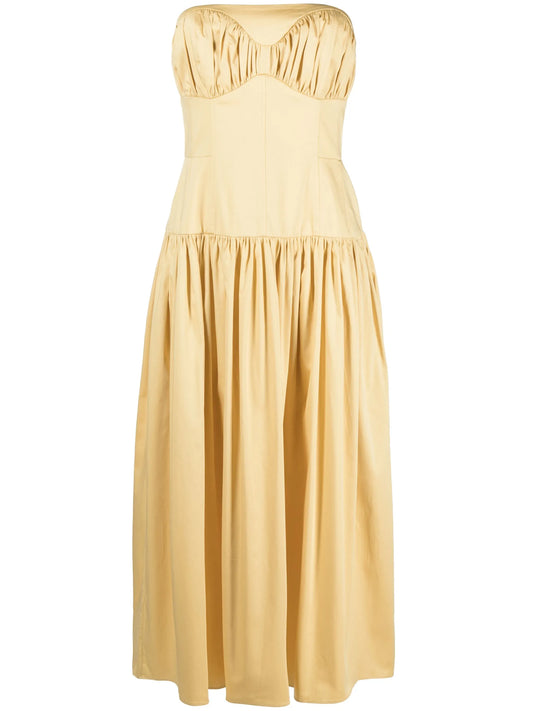 Lauryn strapless midi dress