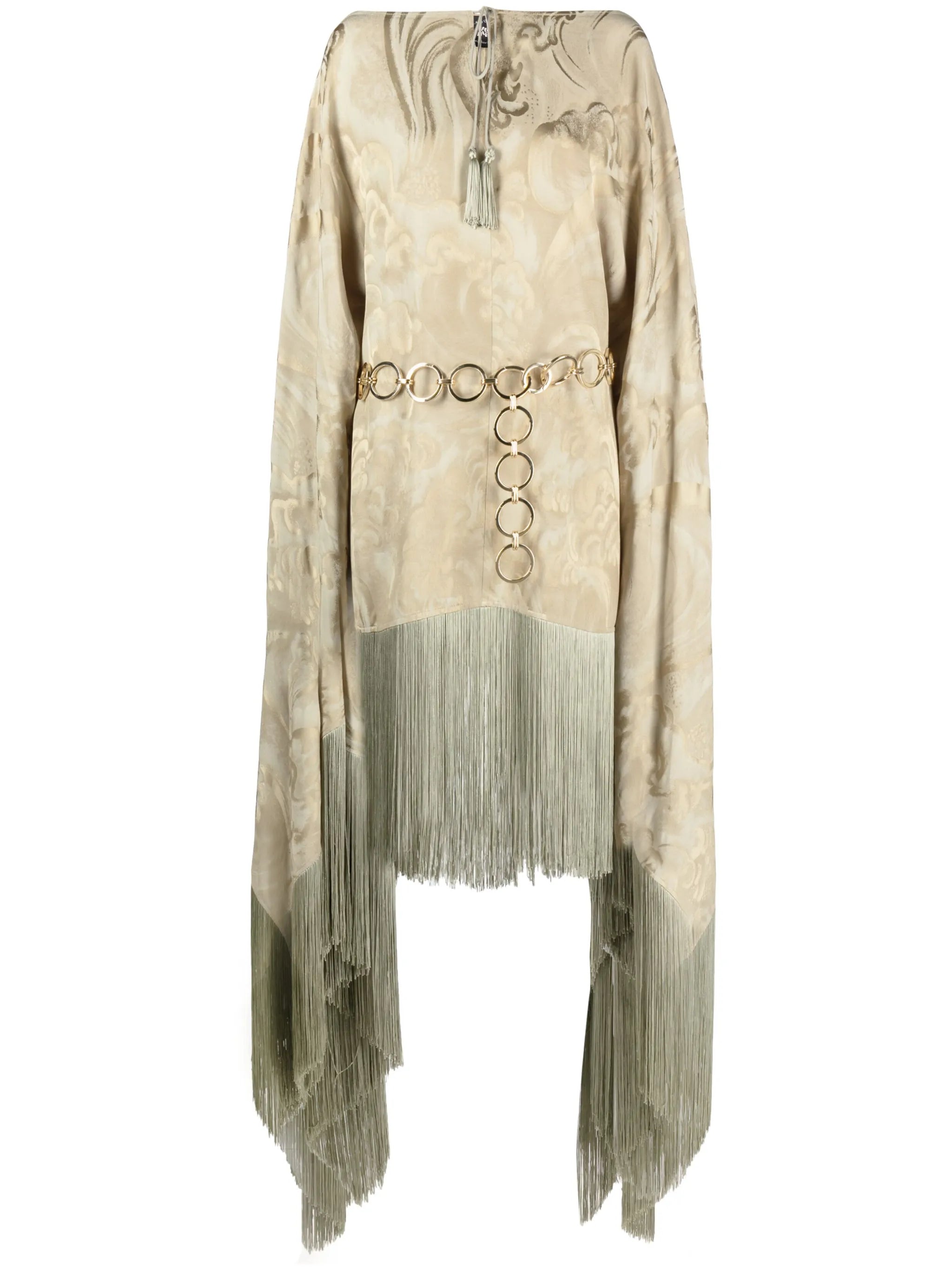 Veneno Clouds kaftan minidress