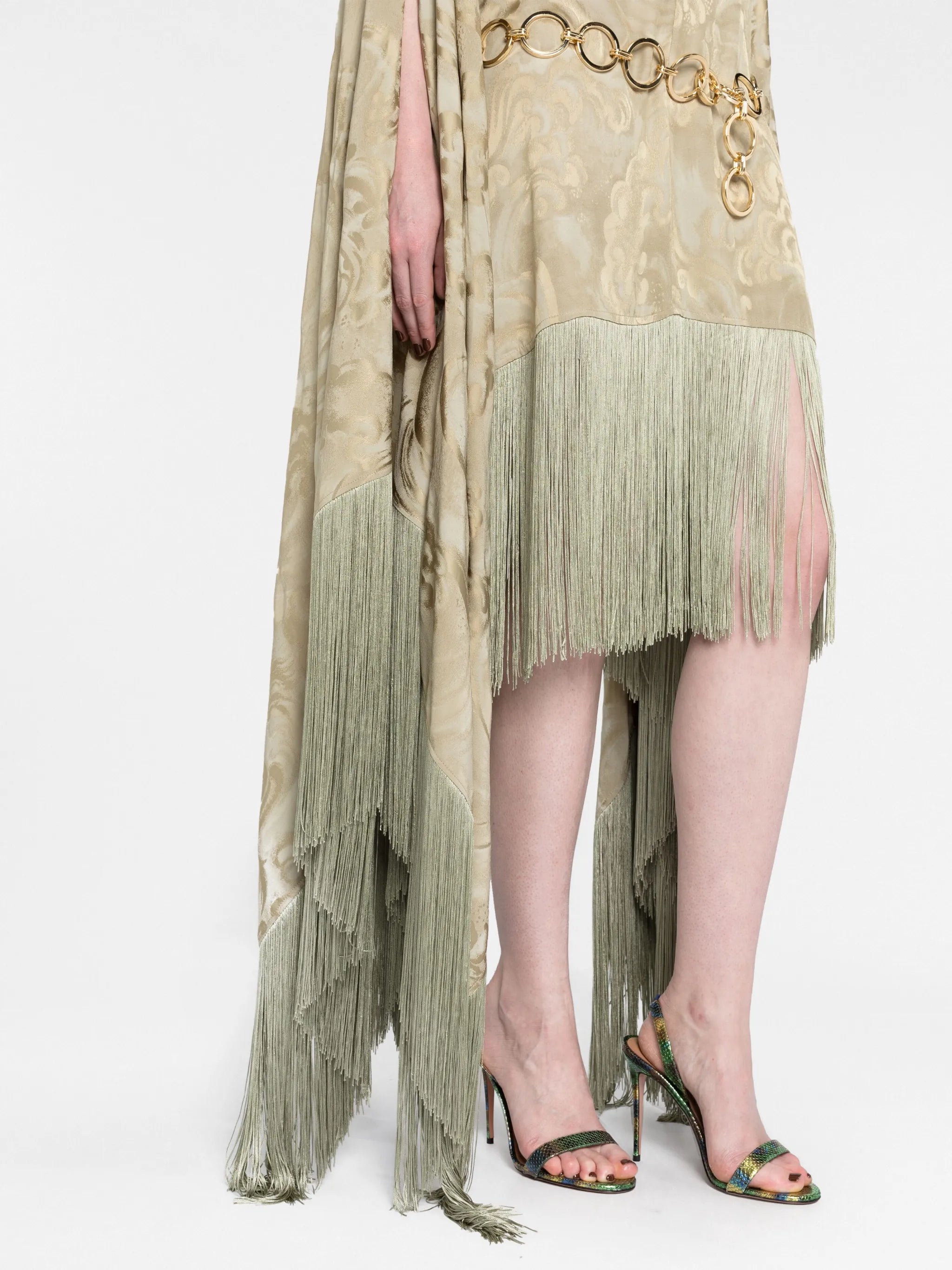 Veneno Clouds kaftan minidress