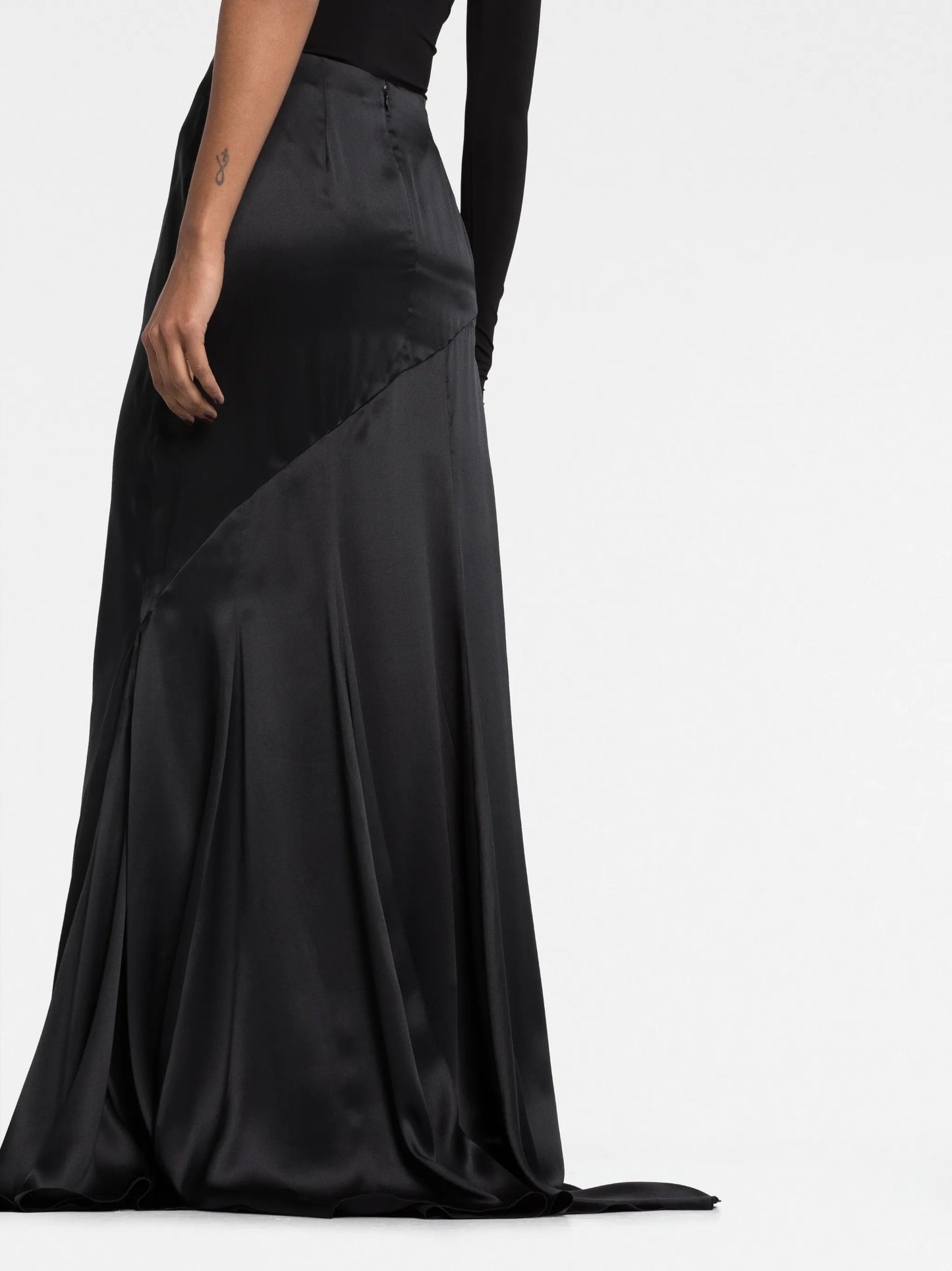 Jasmin silk maxi skirt