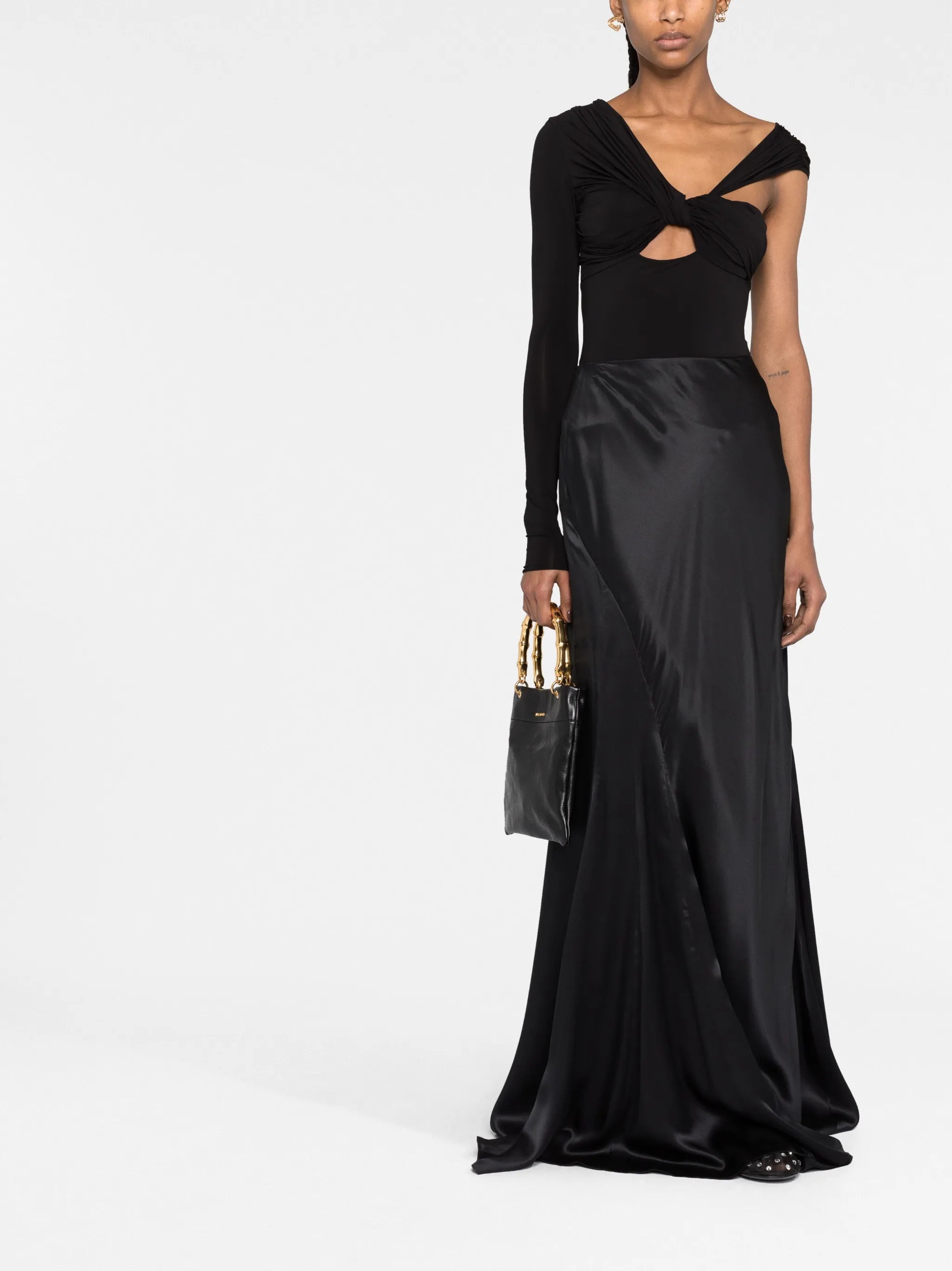 Jasmin silk maxi skirt